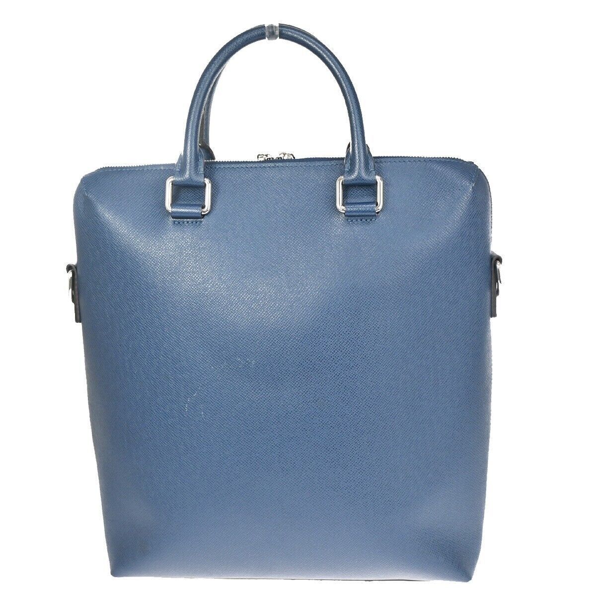 image of Louis Vuitton Grigori Briefcase in Blue, Women's