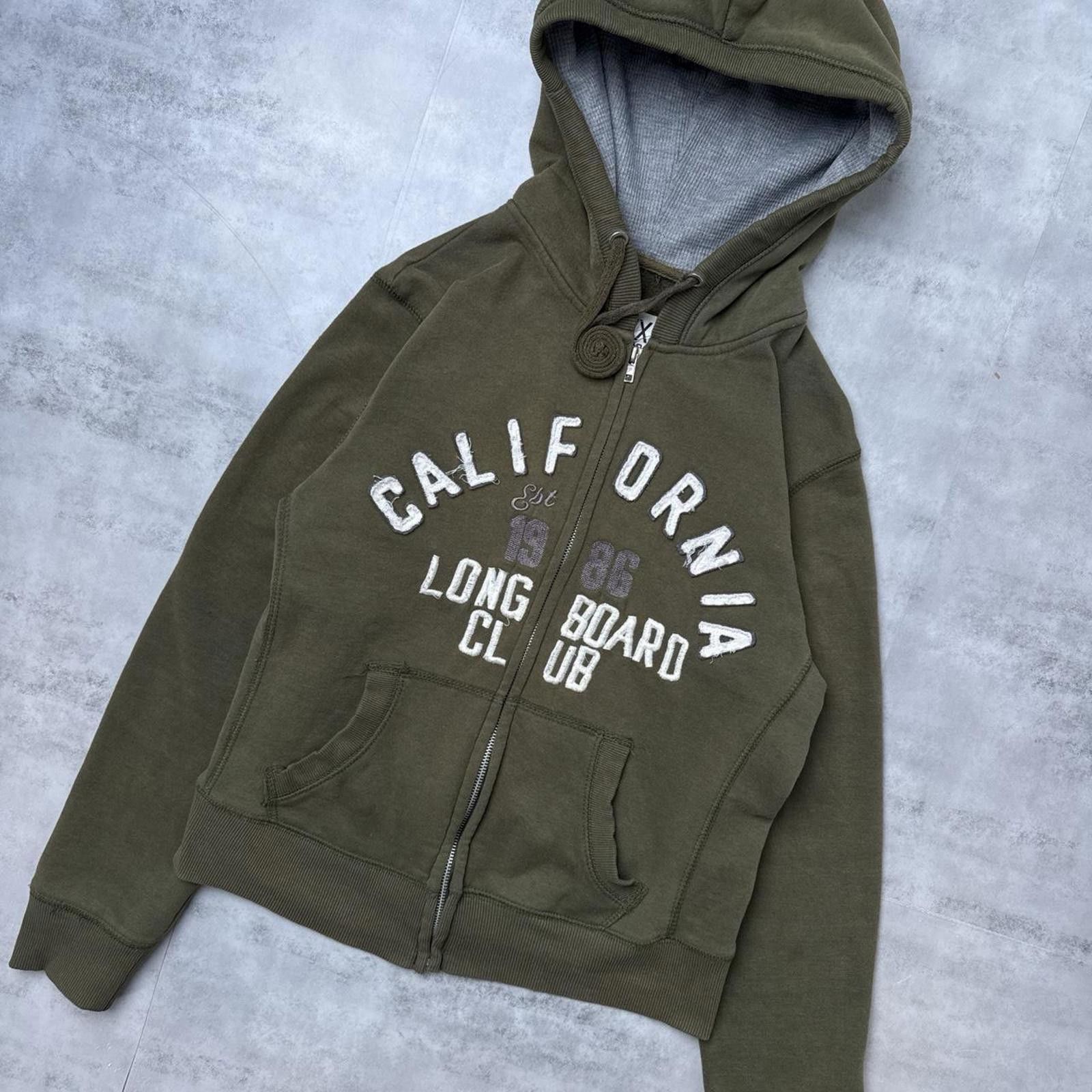Other Y2K Reflex Green 00s California Longboard Zip Up Jacket Size L / US 10 / IT 46 - 2 Thumbnail
