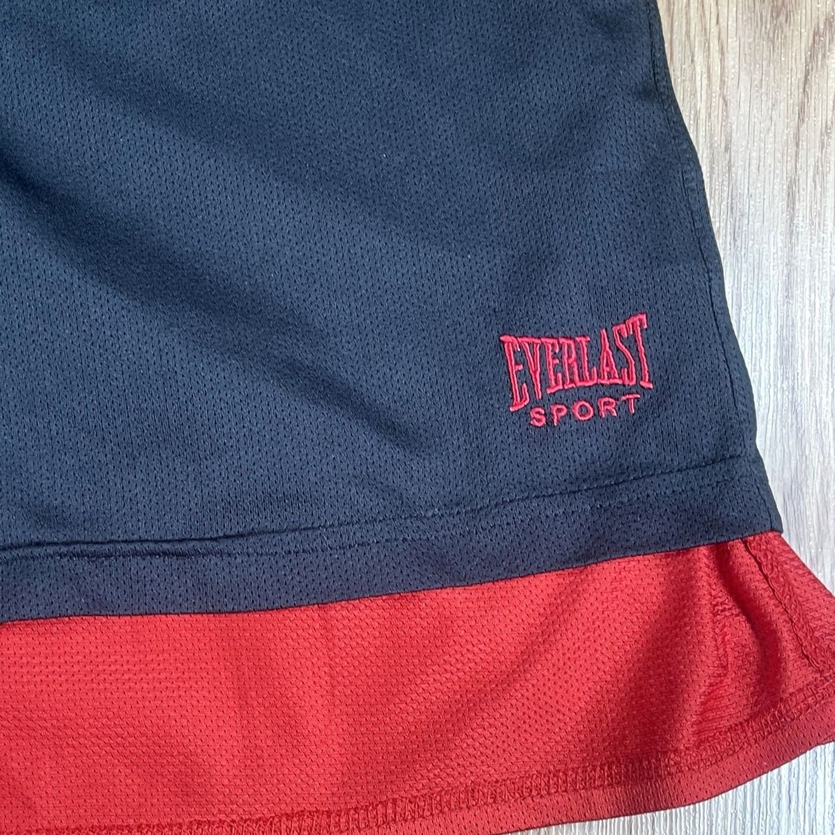 Everlast Everlast Shorts Mens L Large Sport Reversible Basketball Athletic Red Black Size US 33 - 6 Thumbnail