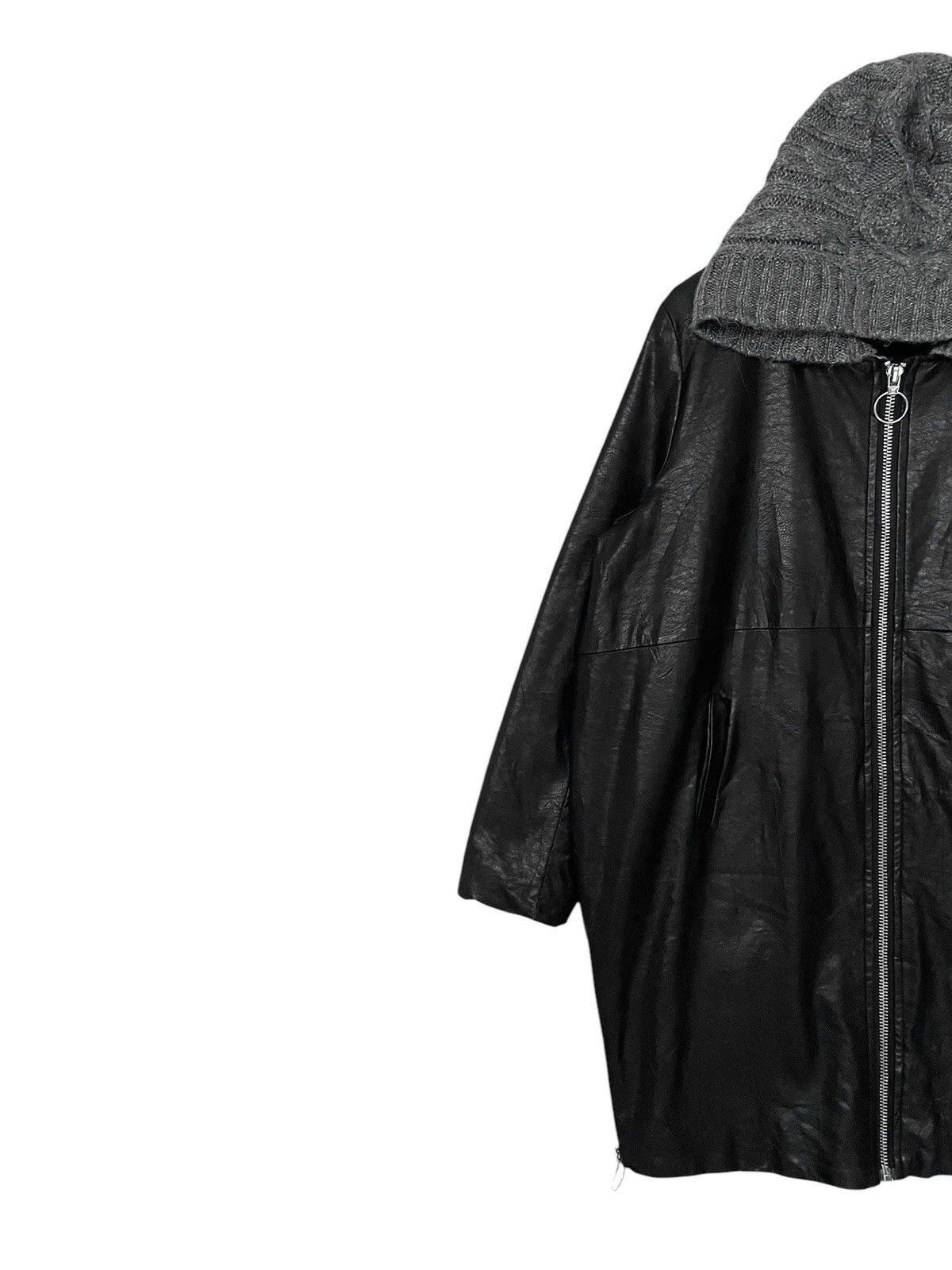 Japanese Brand Vintage Japanese Brand Yifan Leather Parka 2000s Size US L / EU 52-54 / 3 - 3 Thumbnail