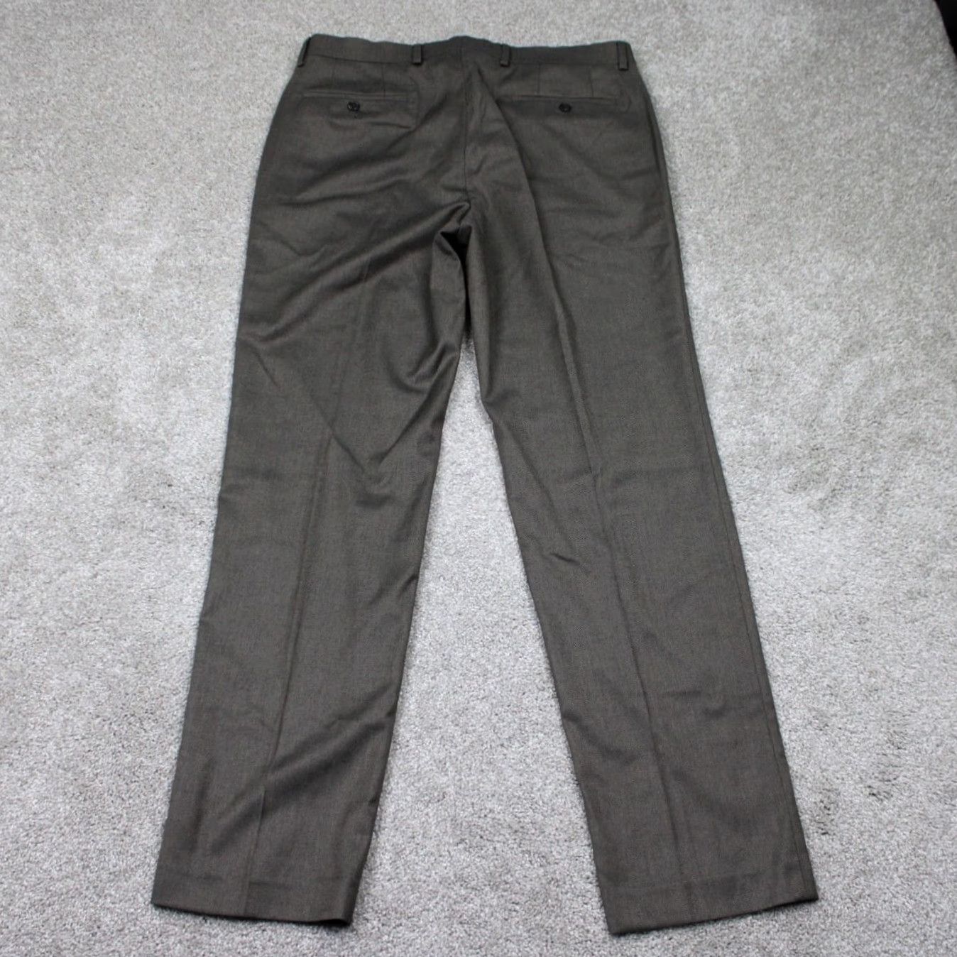 Ralph Lauren LAUREN Ralph Lauren Dress Pants Mens 34x32 Brown Flat Front Poly/Rayon Stretch Dress Pants Regular Mens Brown Size US 34 / EU 50 - 6 Thumbnail