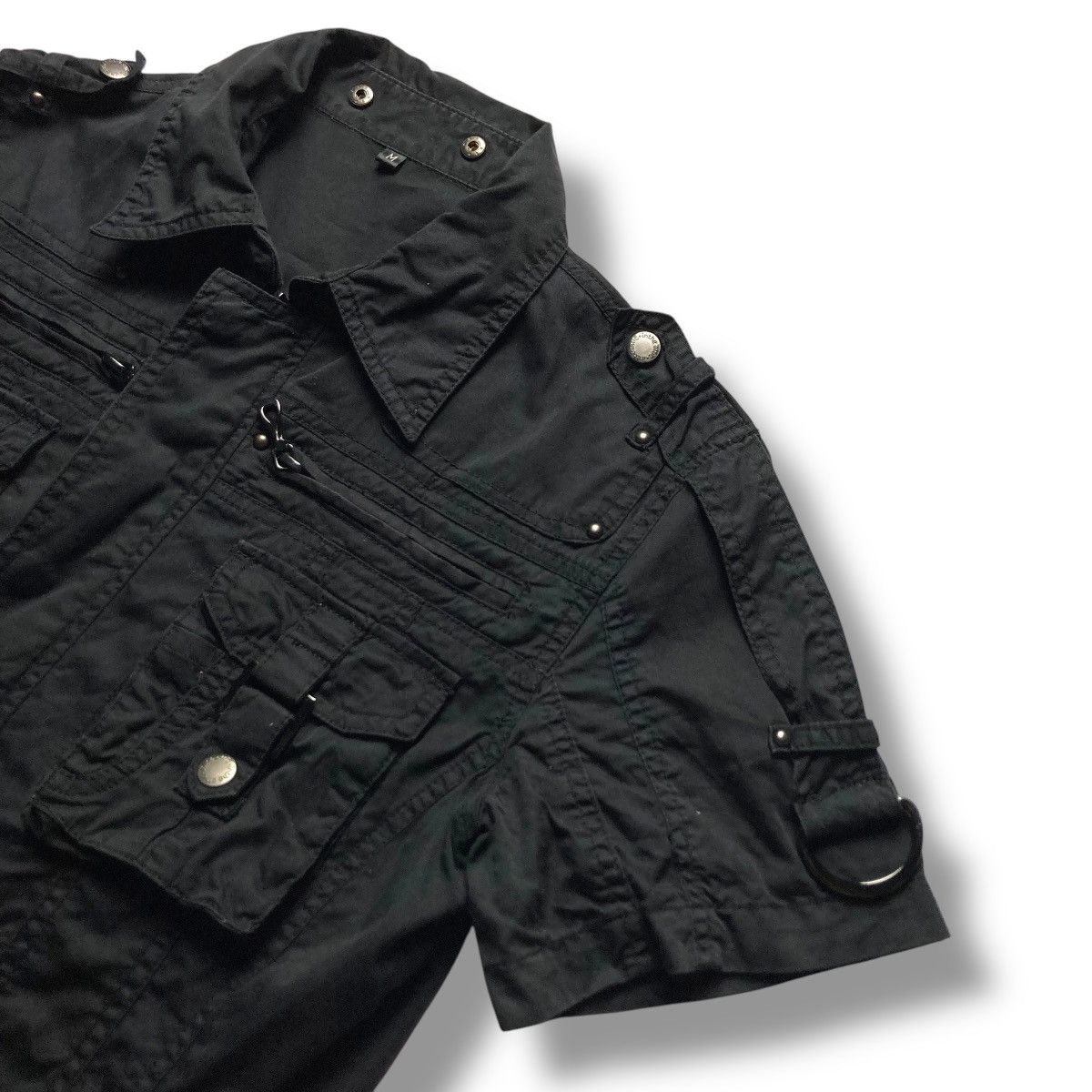If Six Was Nine IN THE ATTIC BONDAGE PUNK GOTHIC SHORT SLEEVE JACKET Size US M / EU 48-50 / 2 - 5 Thumbnail