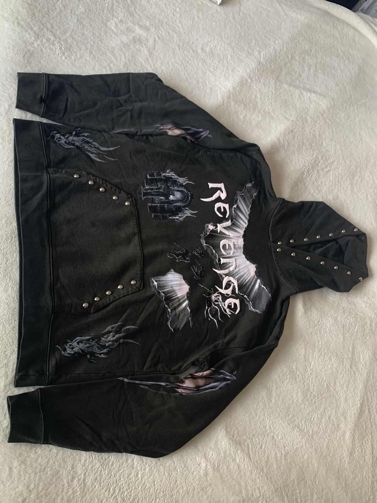 image of Revenge X Diablo 4 Hoodie in Black, Men's (Size XL)