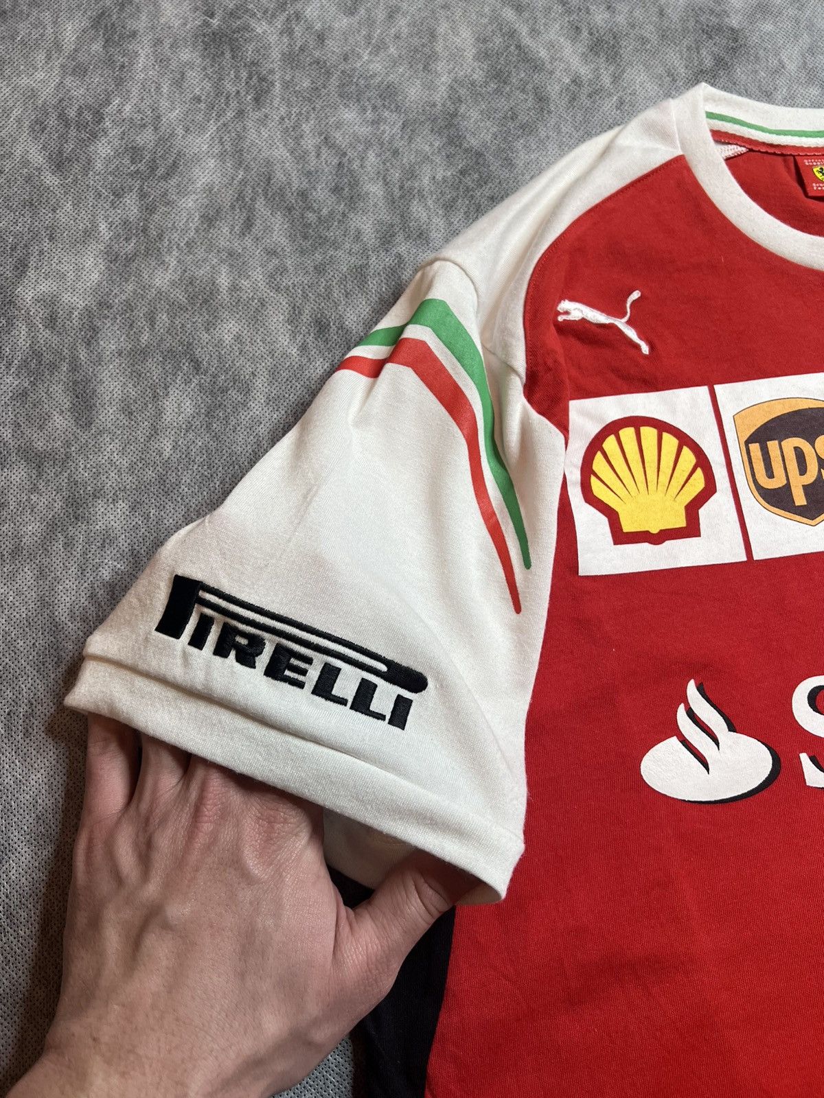 Puma Ferrari Scuderia F1 Team T-Shirt Puma Santander Size US L / EU 52-54 / 3 - 5 Thumbnail
