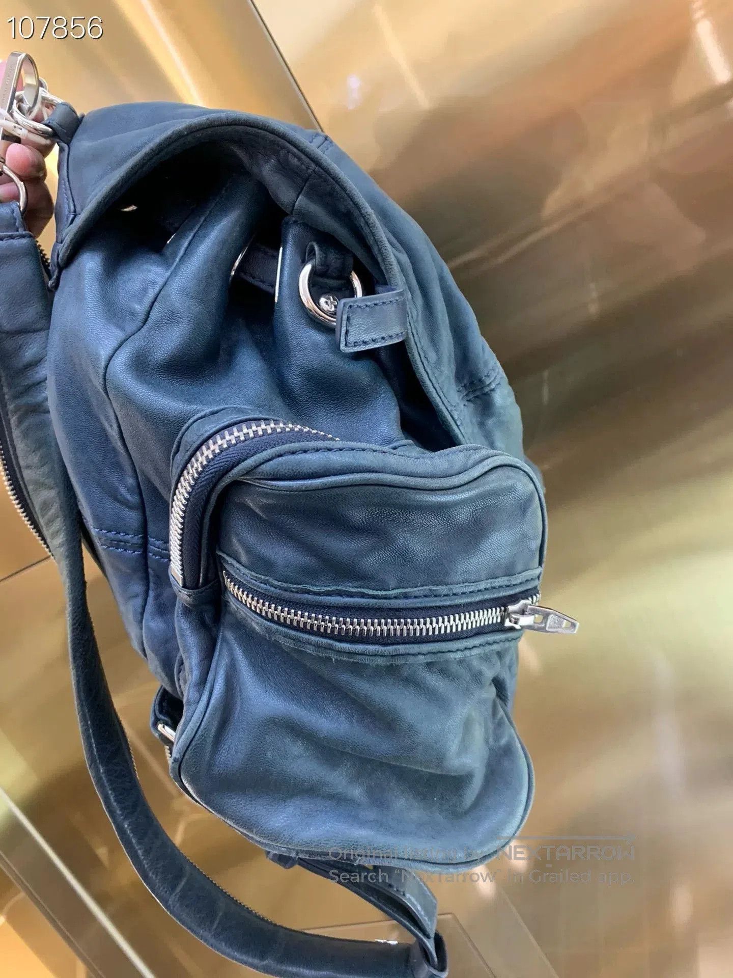 Alexander Wang Alexander Wang Marti Sheepskin Backpack. Size ONE SIZE - 4 Thumbnail