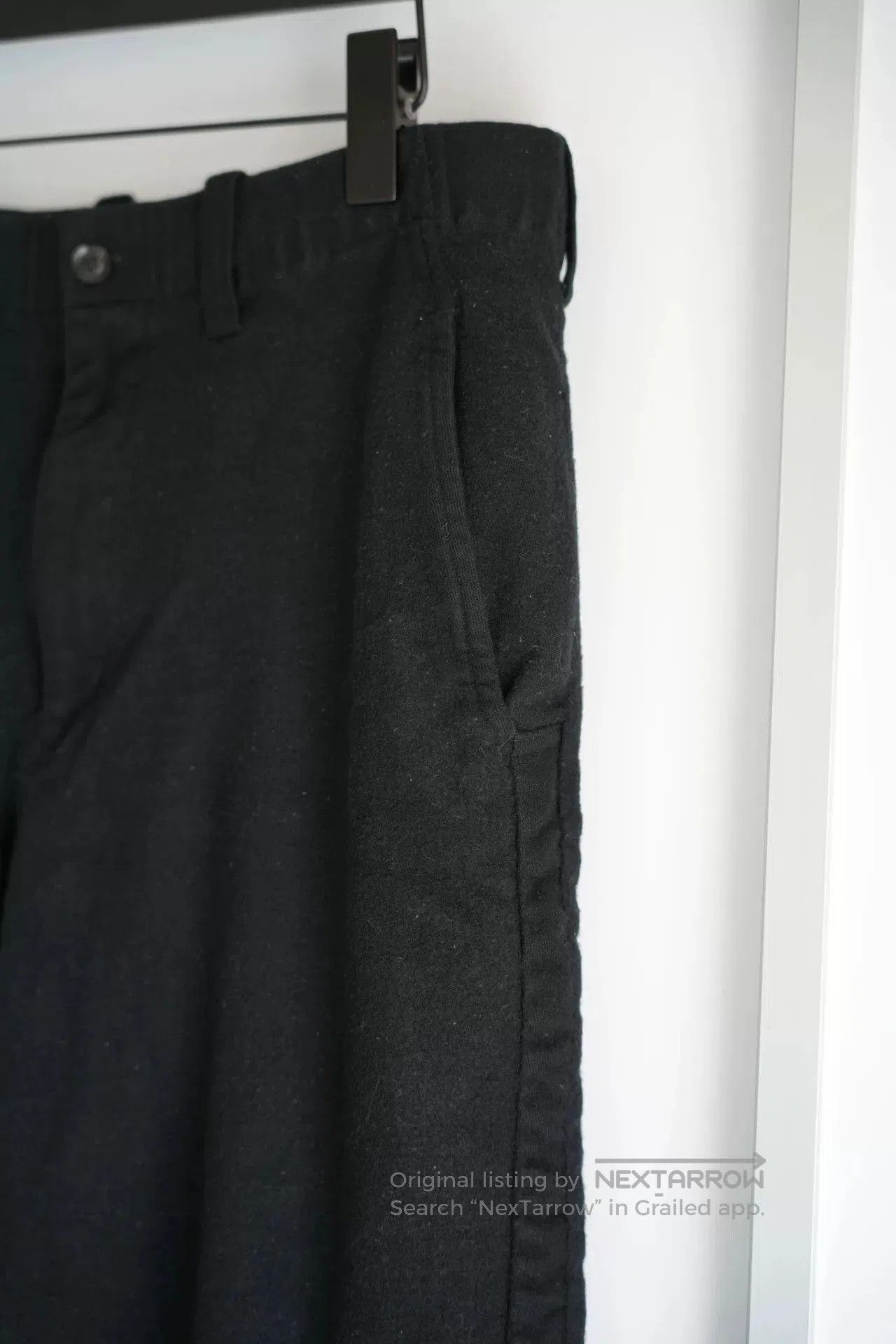 Yohji Yamamoto Yohji Yamamoto Black Wool Trousers. Size US 42 / EU 58 - 5 Thumbnail