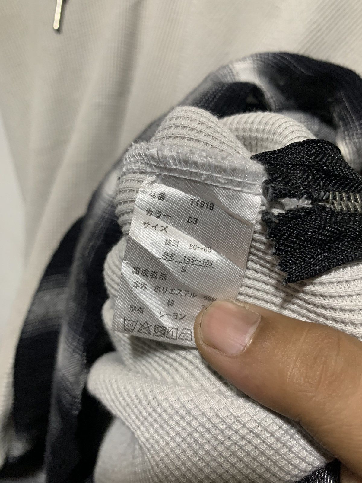 If Six Was Nine 2000s Semantic Design side zipper thermal hoodie Size US S / EU 44-46 / 1 - 7 Thumbnail
