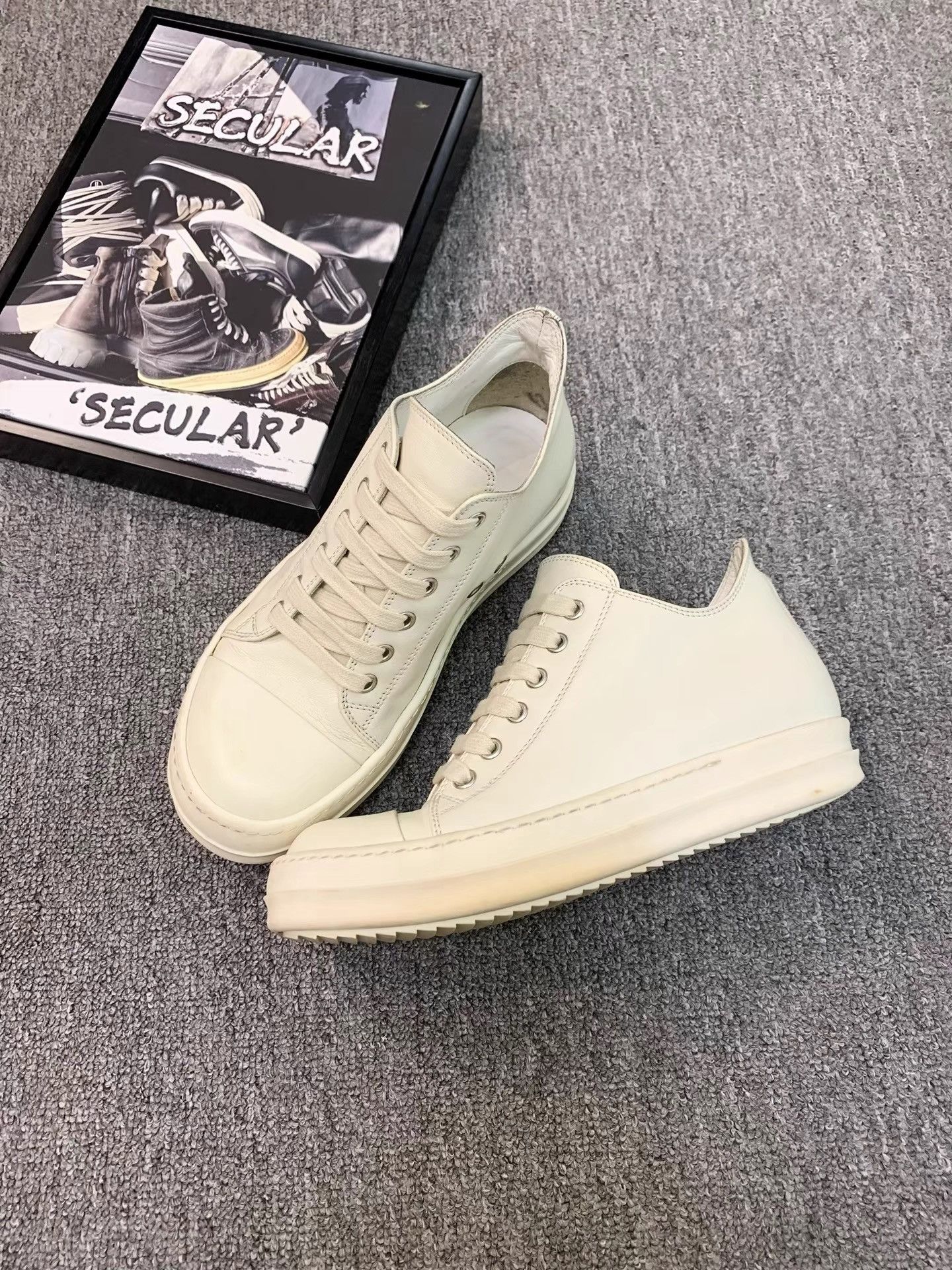 Rick Owens Rick Owens High Top Sneakers K34 Size US 5.5 / IT 35.5 - 3 Thumbnail