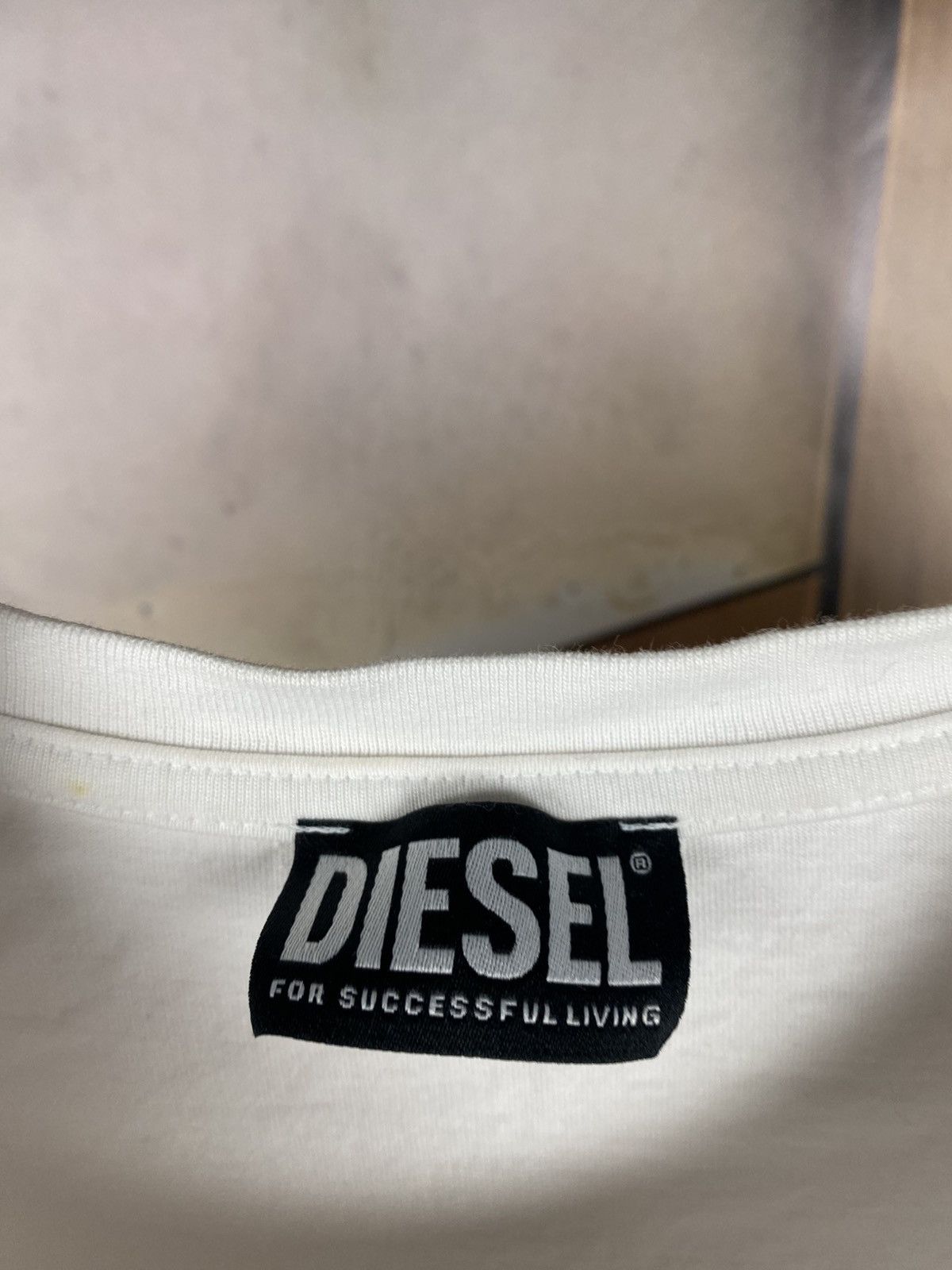Diesel 🗿Luxury T-Shirt Diesel For Successful Living Big Logo 🗿 Size US L / EU 52-54 / 3 - 9 Thumbnail