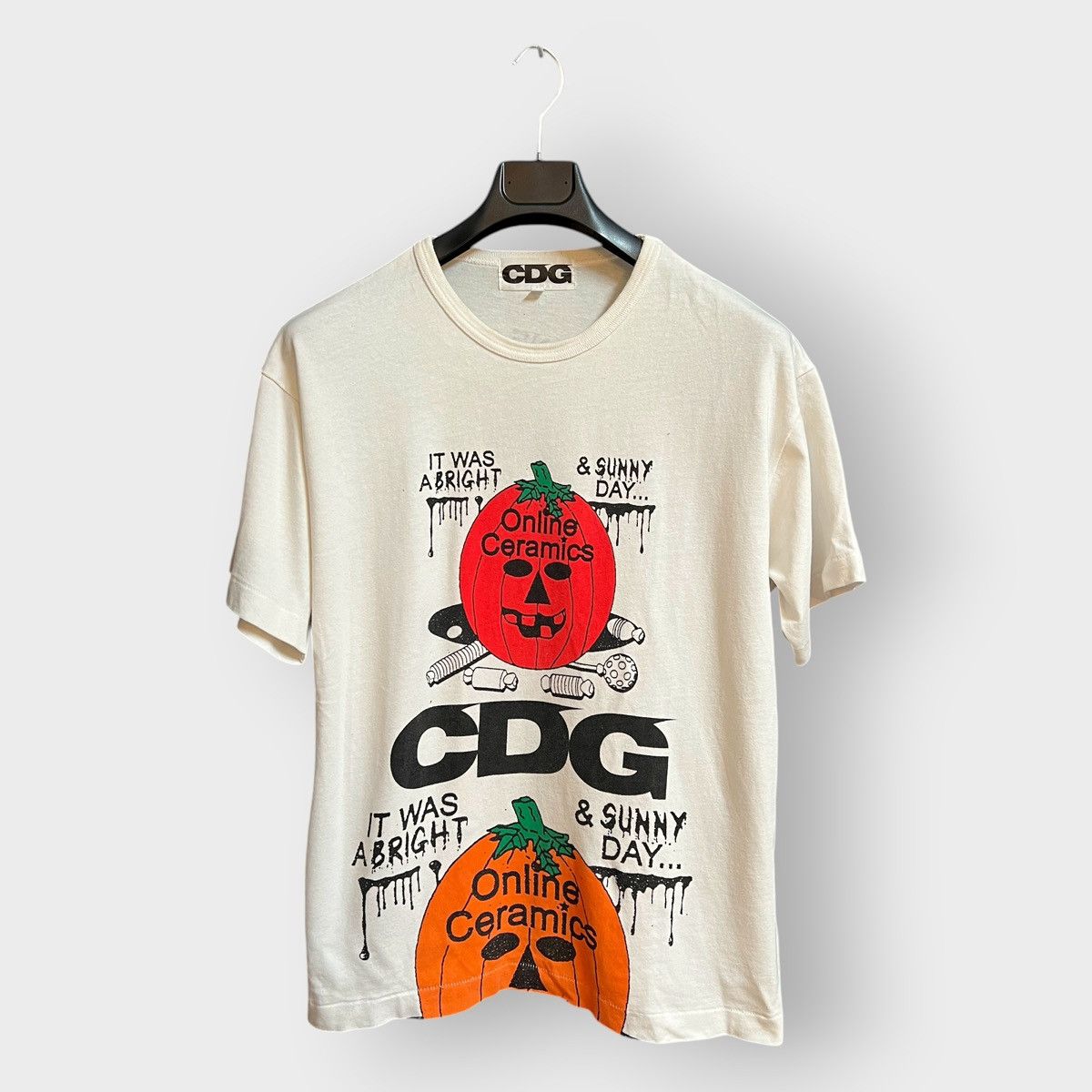 ARCHIVAL! 2010s Comme Des Garcons CDG x Online Ceramics Tee