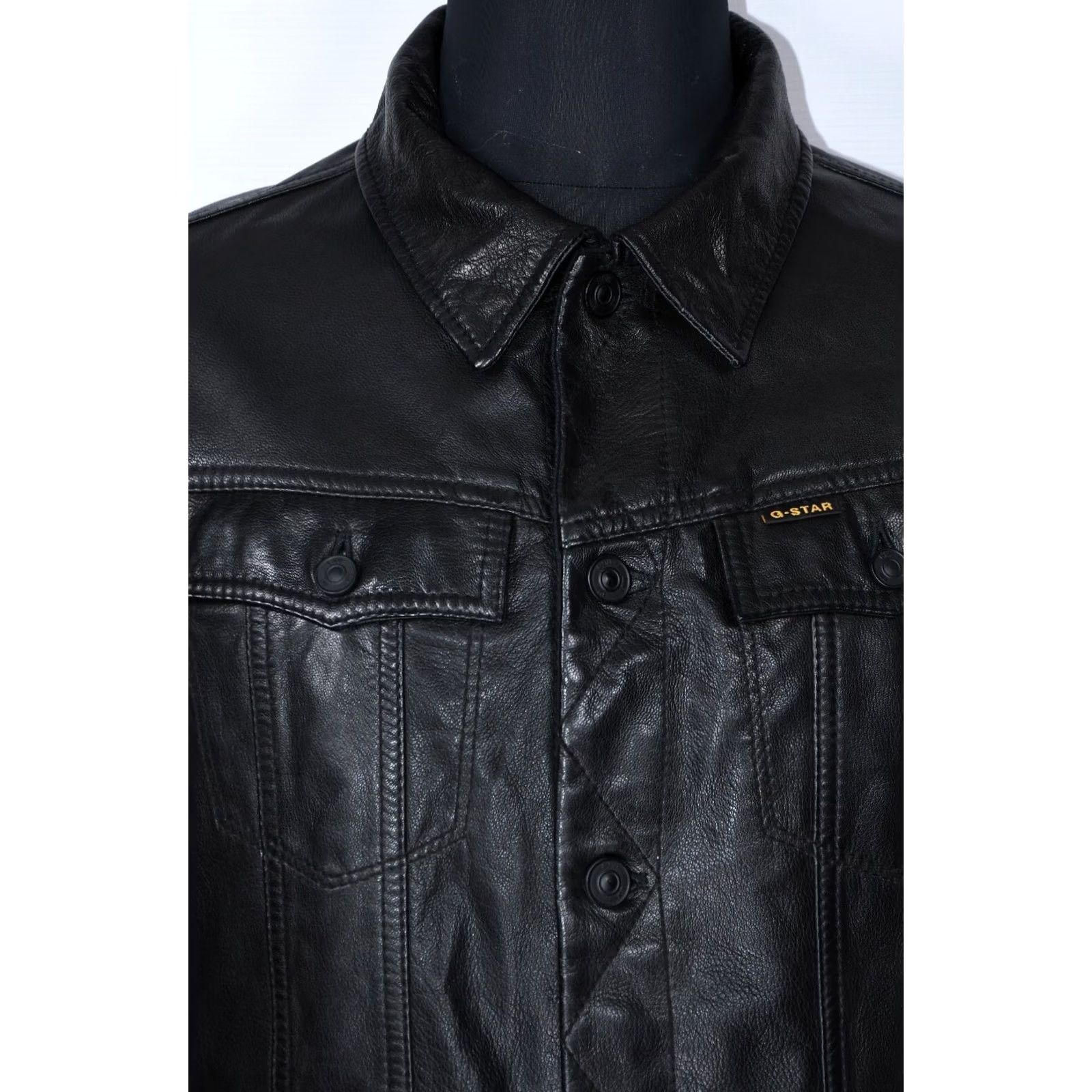 G-Star G-Star Slim Tailor JKT Jacket Leather Black XL Mens Size US XL / EU 56 / 4 - 7 Thumbnail