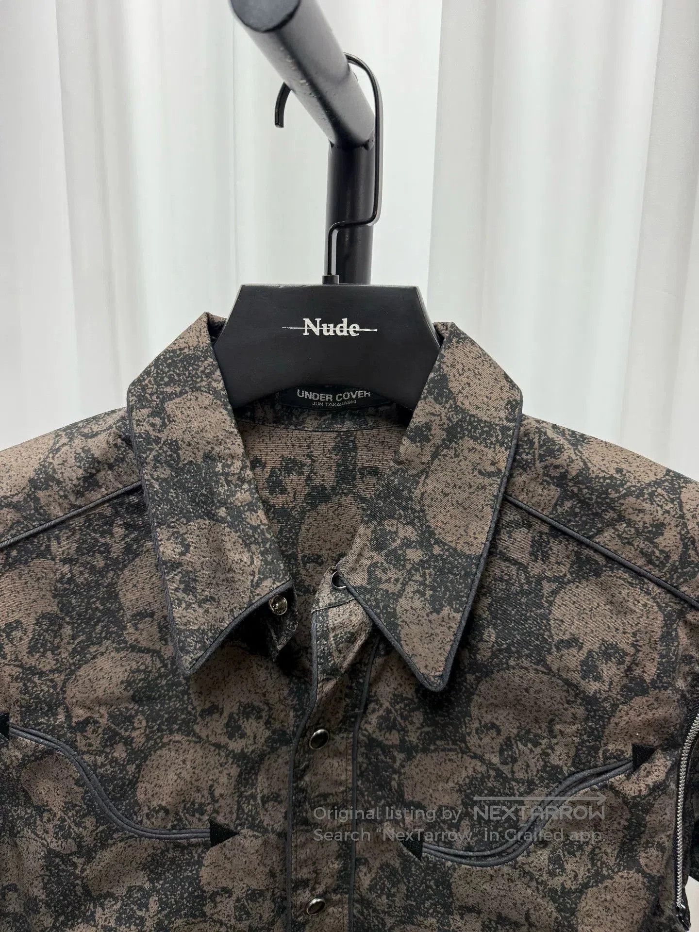 Comme des Garcons Homme Plus limited edition skull zip shirt. Size US L / EU 52-54 / 3 - 4 Thumbnail