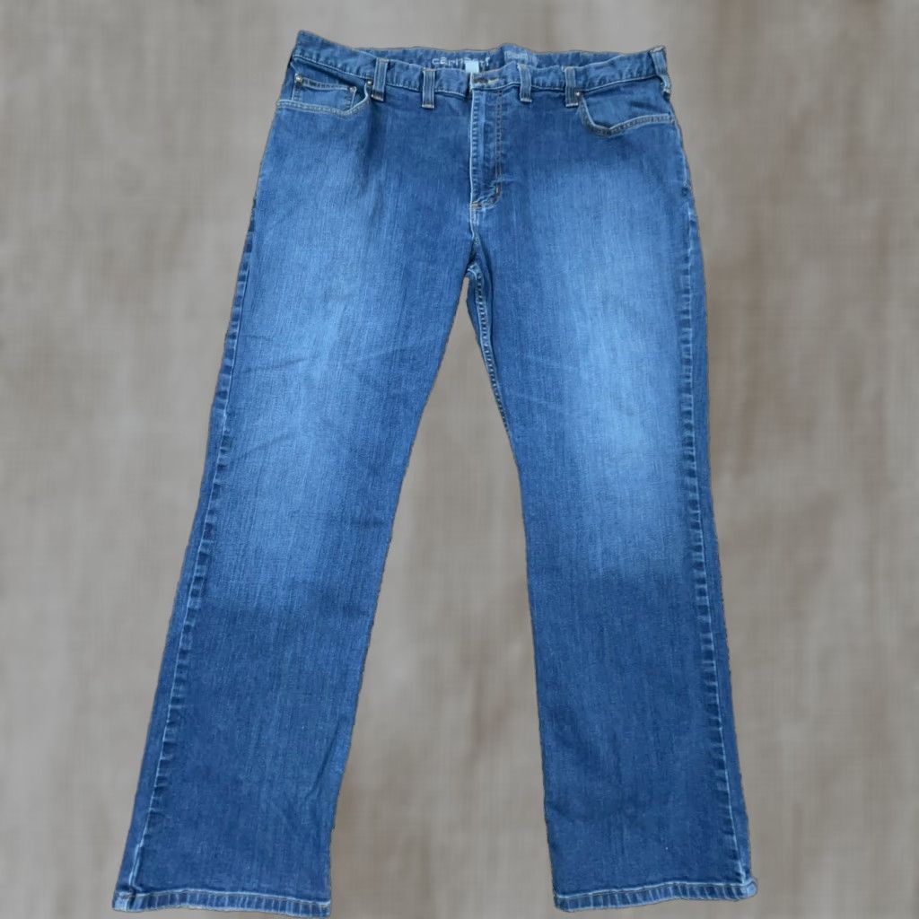 Carhartt VINTAGE Carhartt Jeans Men 44x32 Straight Leg Relaxed Fit Baggy Faded Work Wear Y2K Size US 44 / EU 60 - 1 Thumbnail