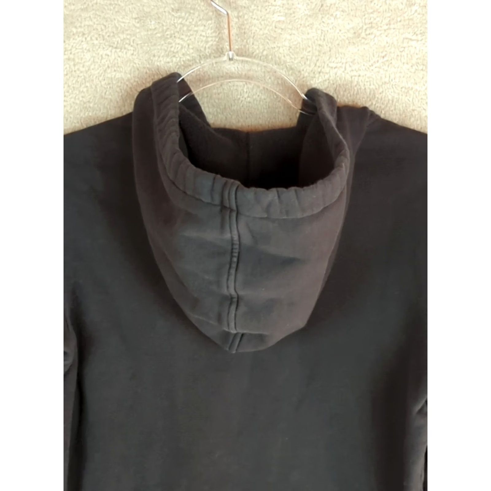 Vintage L.L. Bean Women's Small Black Henley Hoodie Pullover Hiking Camping Activewear Fleece Pockets Logo Buttons Hooded Modern Outdoor Size S / US 4 / IT 40 - 7 Thumbnail