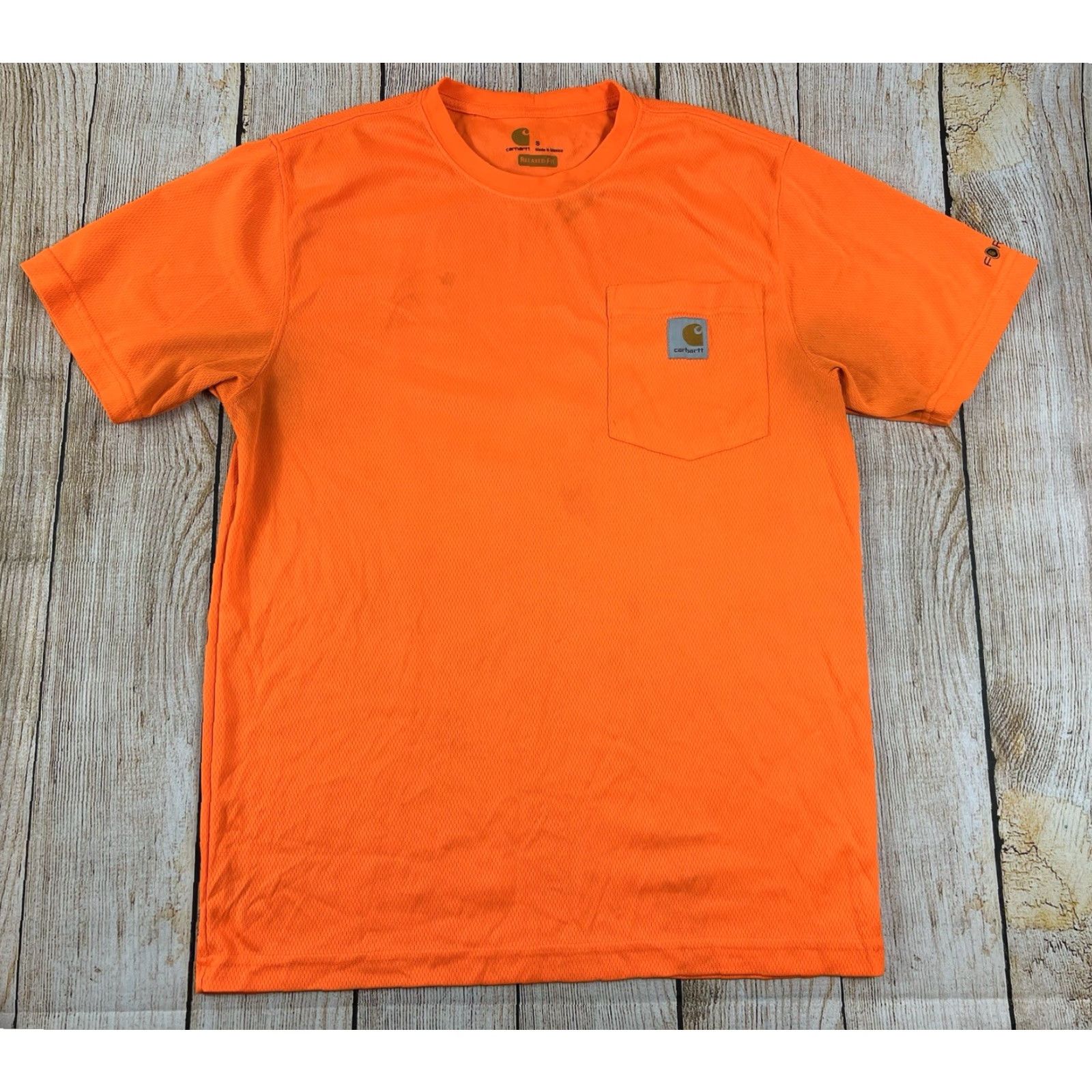 Carhartt Carhartt Shirt Men Orange S High Visibility Relaxed Fit 2 Pack Small Lot Of 2 Size US S / EU 44-46 / 1 - 7 Thumbnail