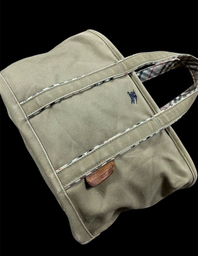 Burberry Vintage Burberrys Kanvas Tote Bags Size ONE SIZE - 3 Thumbnail