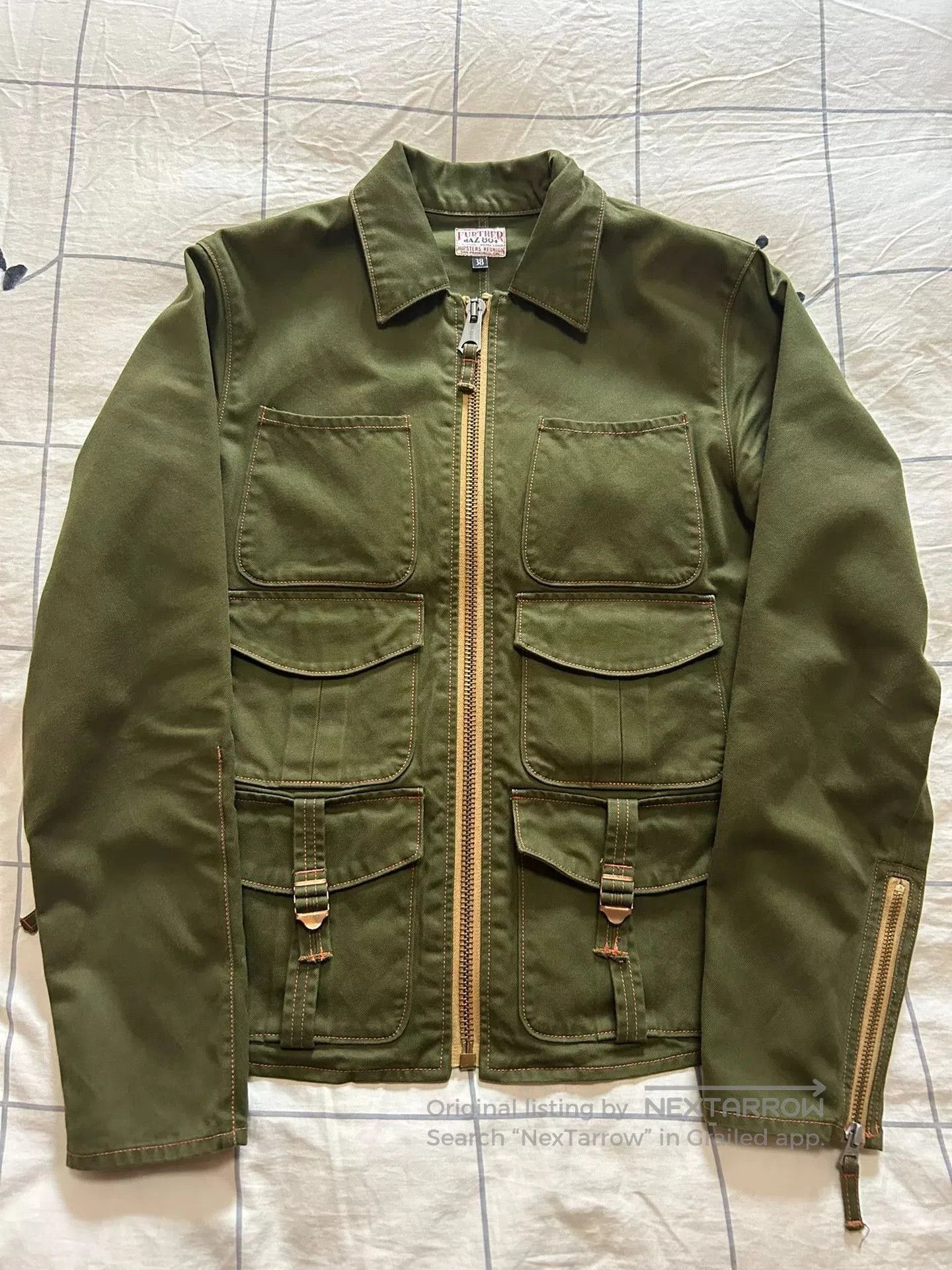 Freewheelers freewheelers green military style utility jacket. Size US M / EU 48-50 / 2 - 1 Thumbnail
