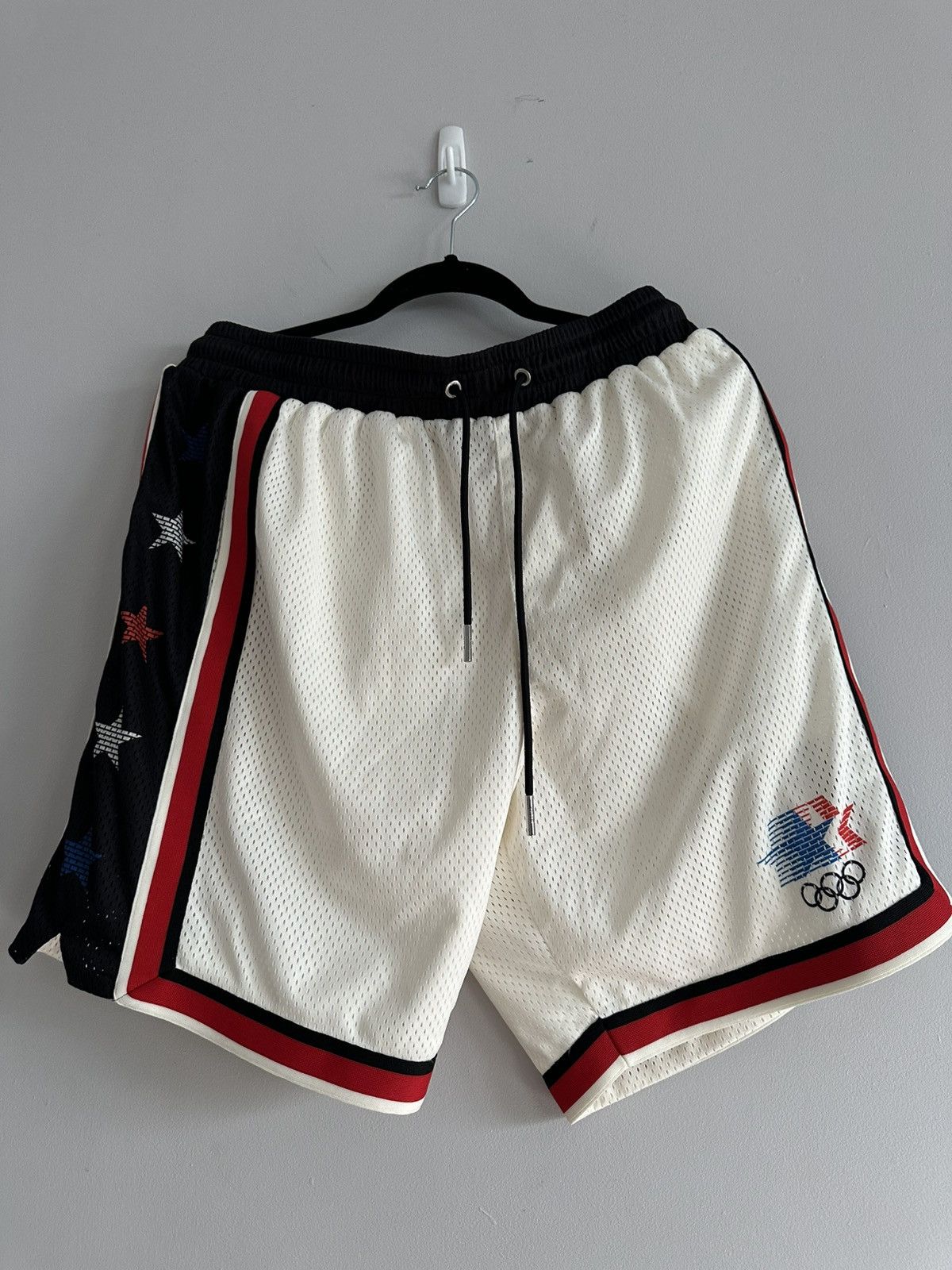 Aime Leon Dore Kith Heritage basketball shorts - Olympic edition Size US 32 / EU 48 - 1 Thumbnail