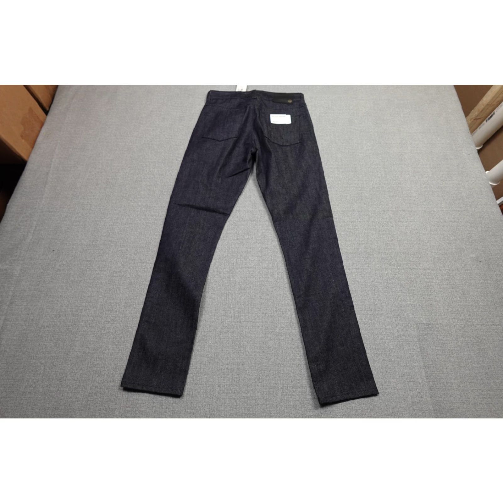 Denime AG Adriano Goldschmied Pollock Trouser Denim Jeans Men 28x32 Blue Dark Slim Straight 5-Pocket Button Fly Modern Vintage? Size US 28 / EU 44 - 4 Thumbnail