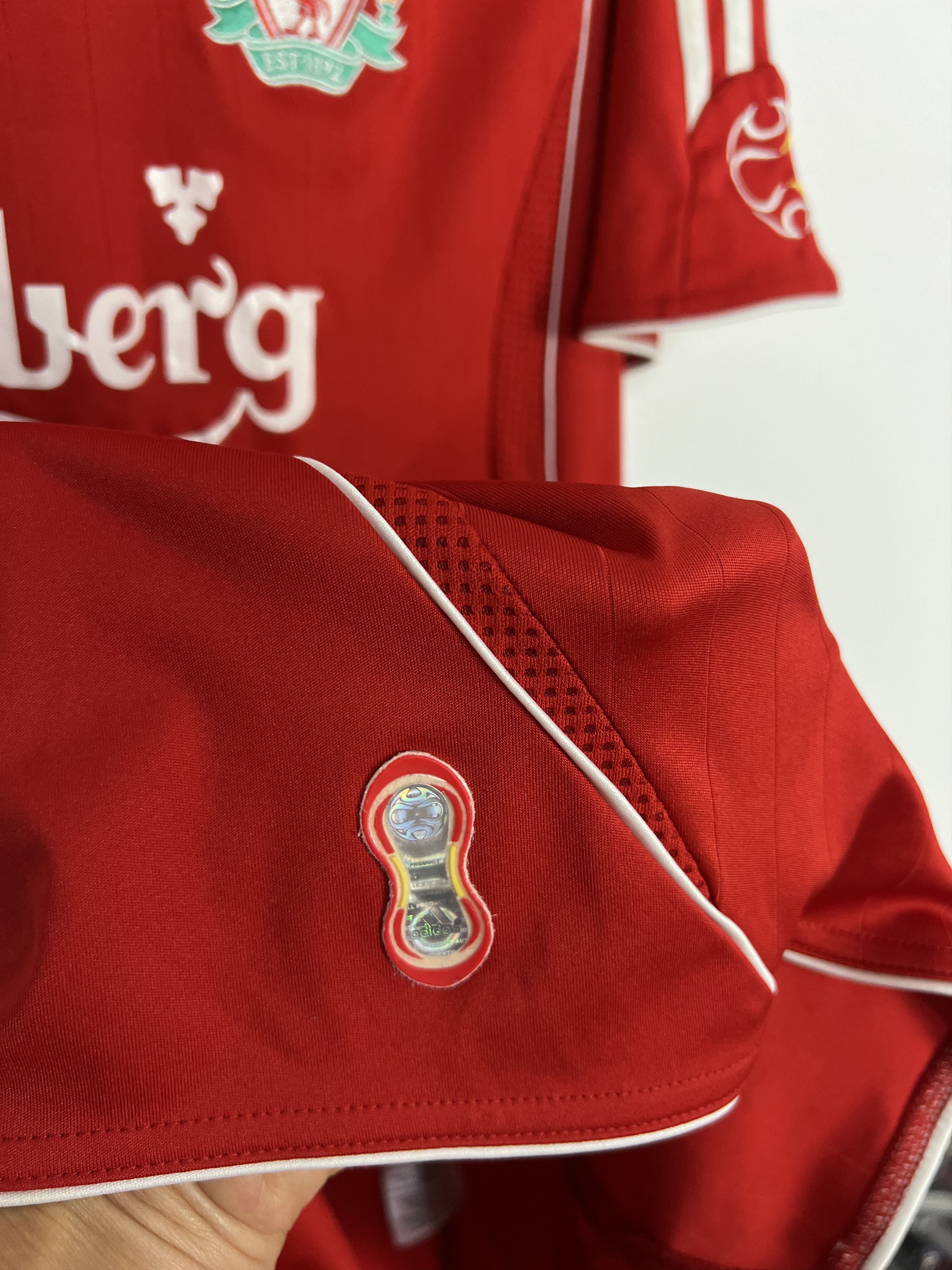 Adidas Liverpool football shirt 2006 Soccer Jersey Trikot Rare Size US M / EU 48-50 / 2 - 6 Thumbnail