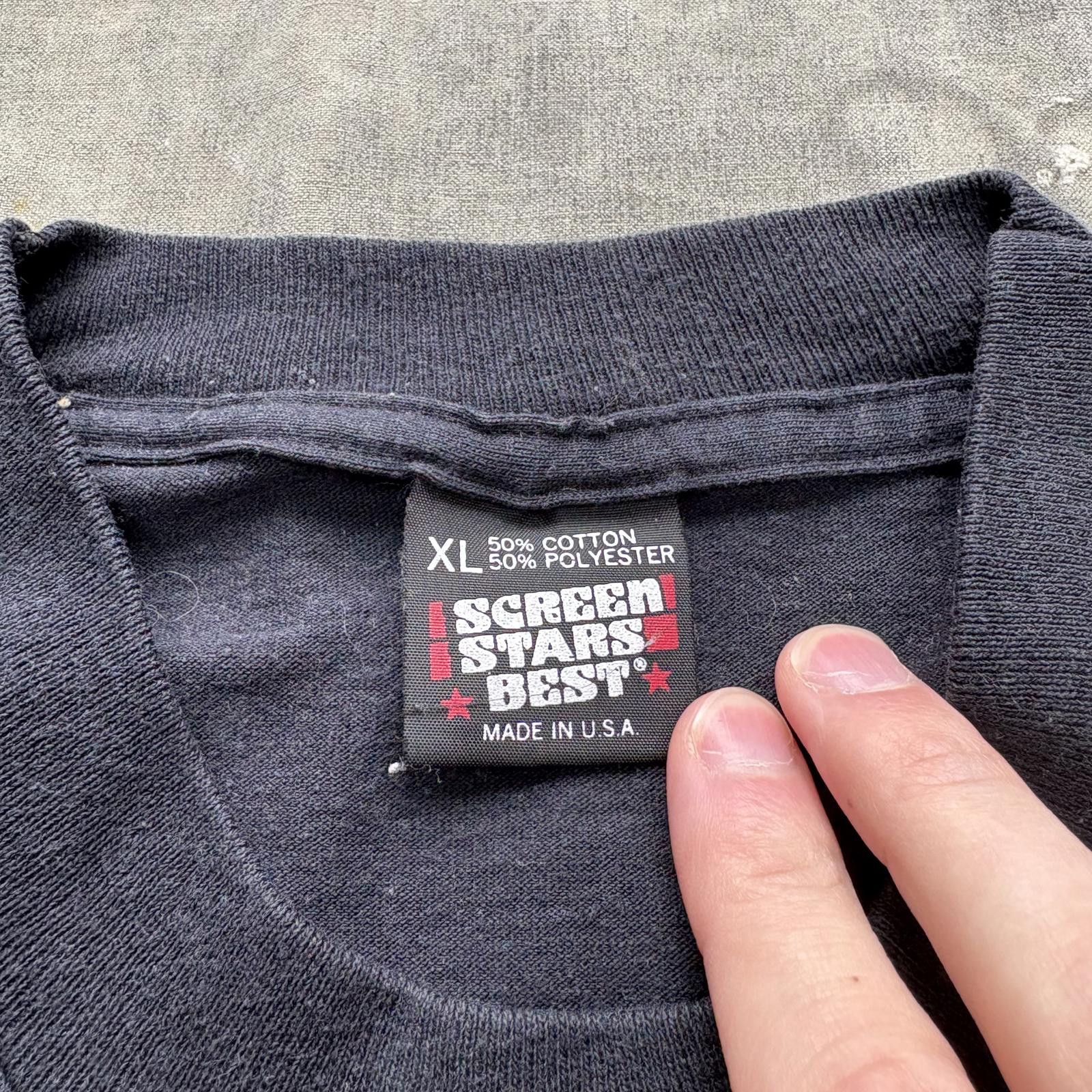 Fruit Of The Loom Vintage 80s I Don’t Want To Talk About It Funny Joke Shirt Size US XL / EU 56 / 4 - 4 Thumbnail