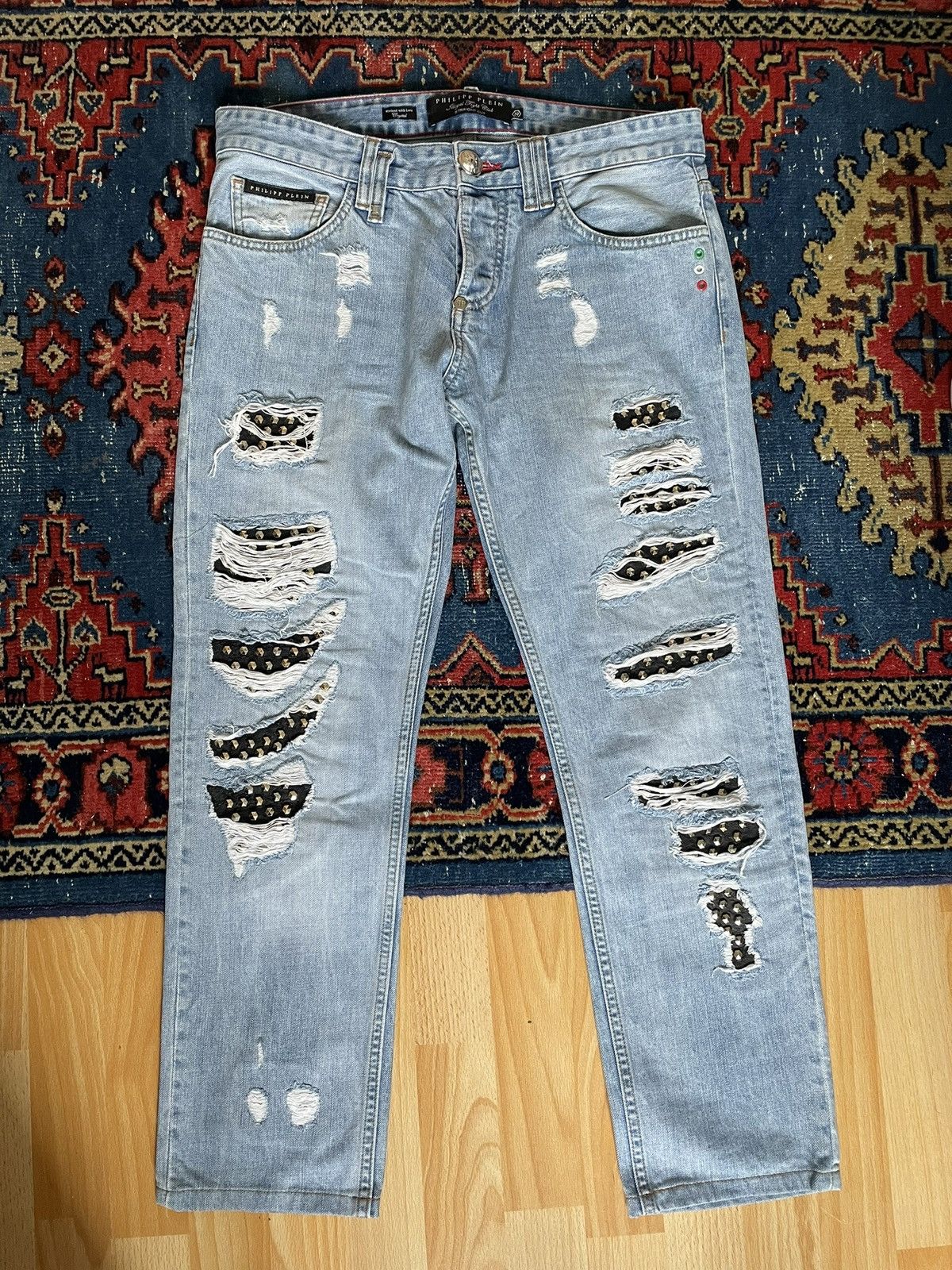 Philipp Plein Studded Philipp Plein Jeans Size US 32 / EU 48 - 1 Thumbnail