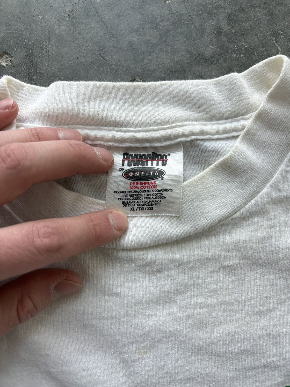 Vintage Vintage 90s Rolling Rock Beer Graphic Tee Size US XL / EU 56 / 4 - 6 Thumbnail
