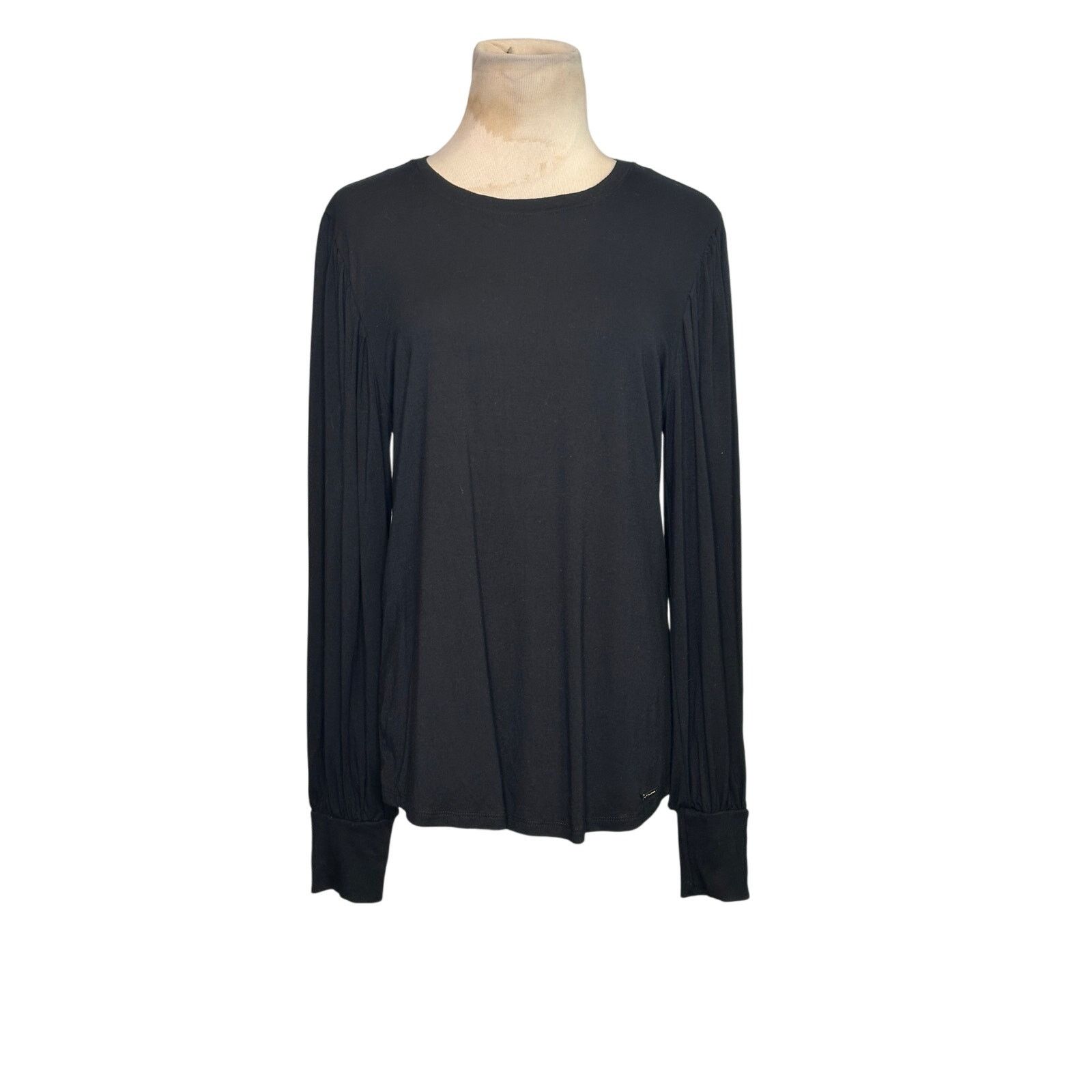 Elie Tahari Tahari black long balloon sleeves blouse size Medium Size S / US 4 / IT 40 - 13 Thumbnail