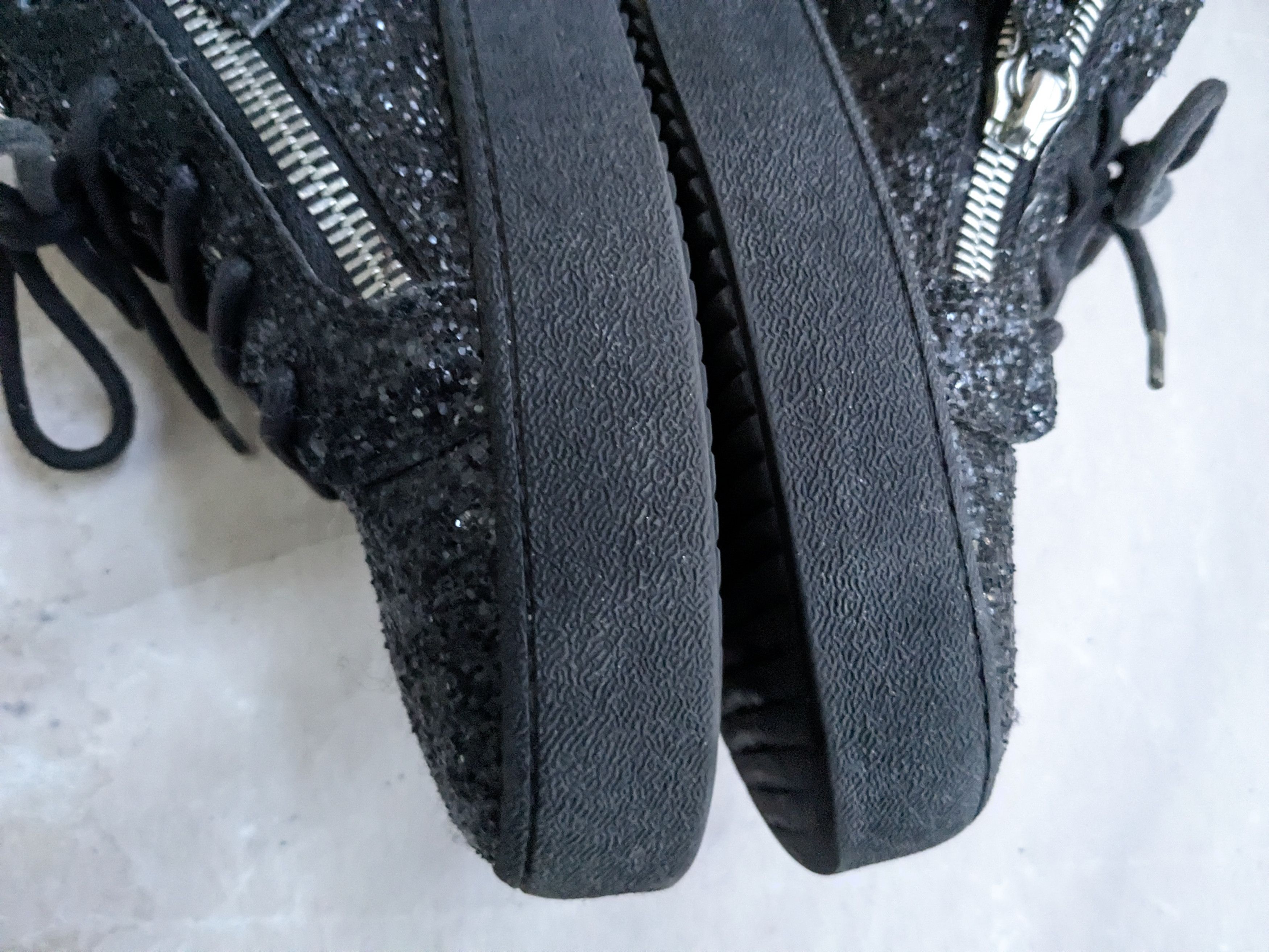 Giuseppe Zanotti Giuseppe Zanotti Sneakers Black Glitter 9 42 Low Tops Size US 9 / EU 42 - 5 Thumbnail
