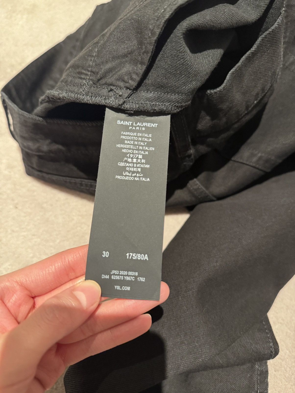 Saint Laurent Paris Saint Laurent jeans Size US 30 / EU 46 - 8 Thumbnail