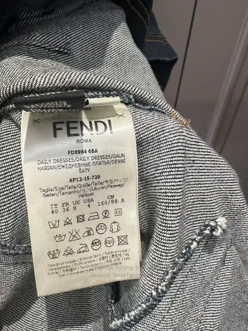 Other Fendi Denim Dress Size XS / US 0-2 / IT 36-38 - 5 Thumbnail