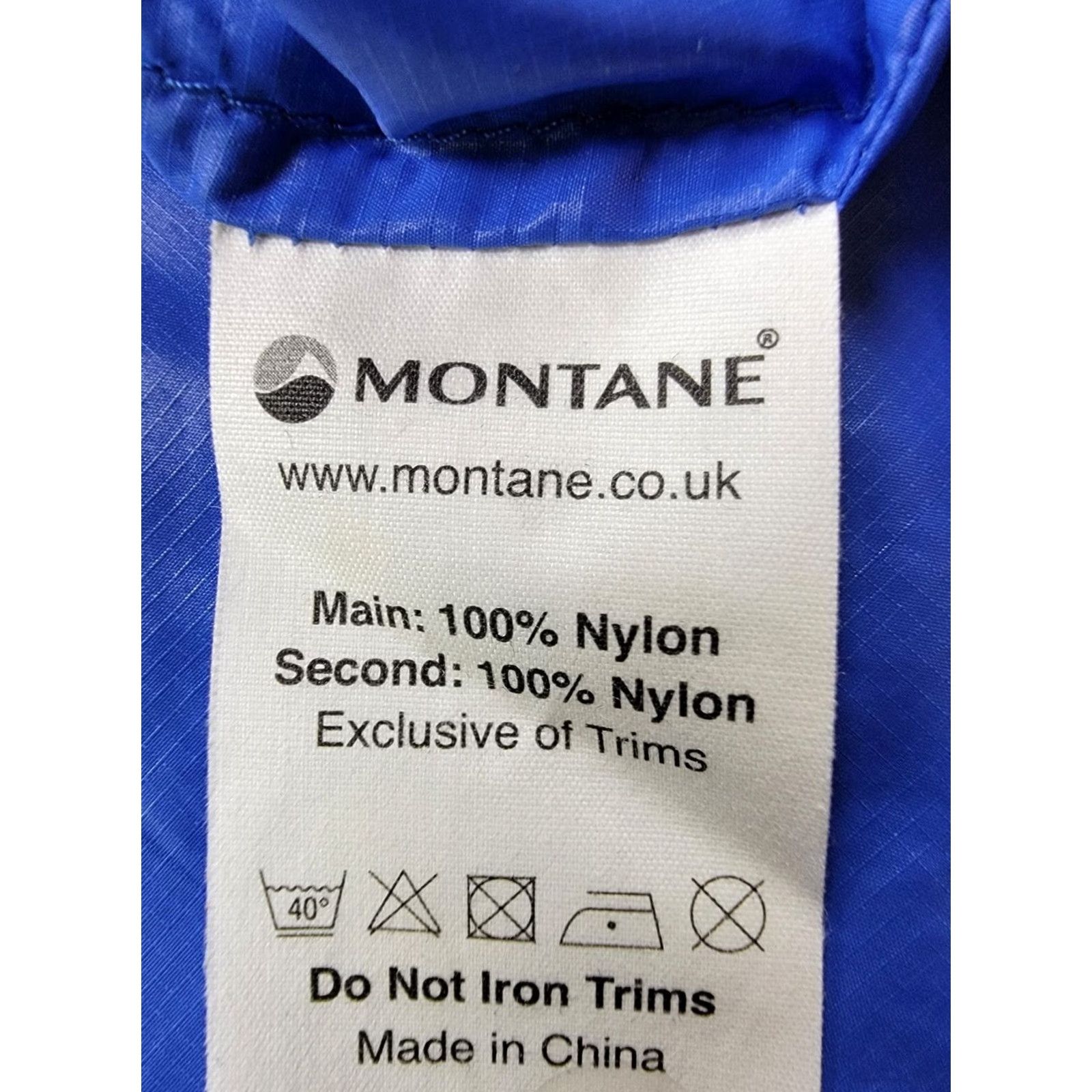 Montane Montane Jacket Mens Small Blue Pertex Microlight Windbreaker Lightweight Outdoor Size US S / EU 44-46 / 1 - 2 Thumbnail