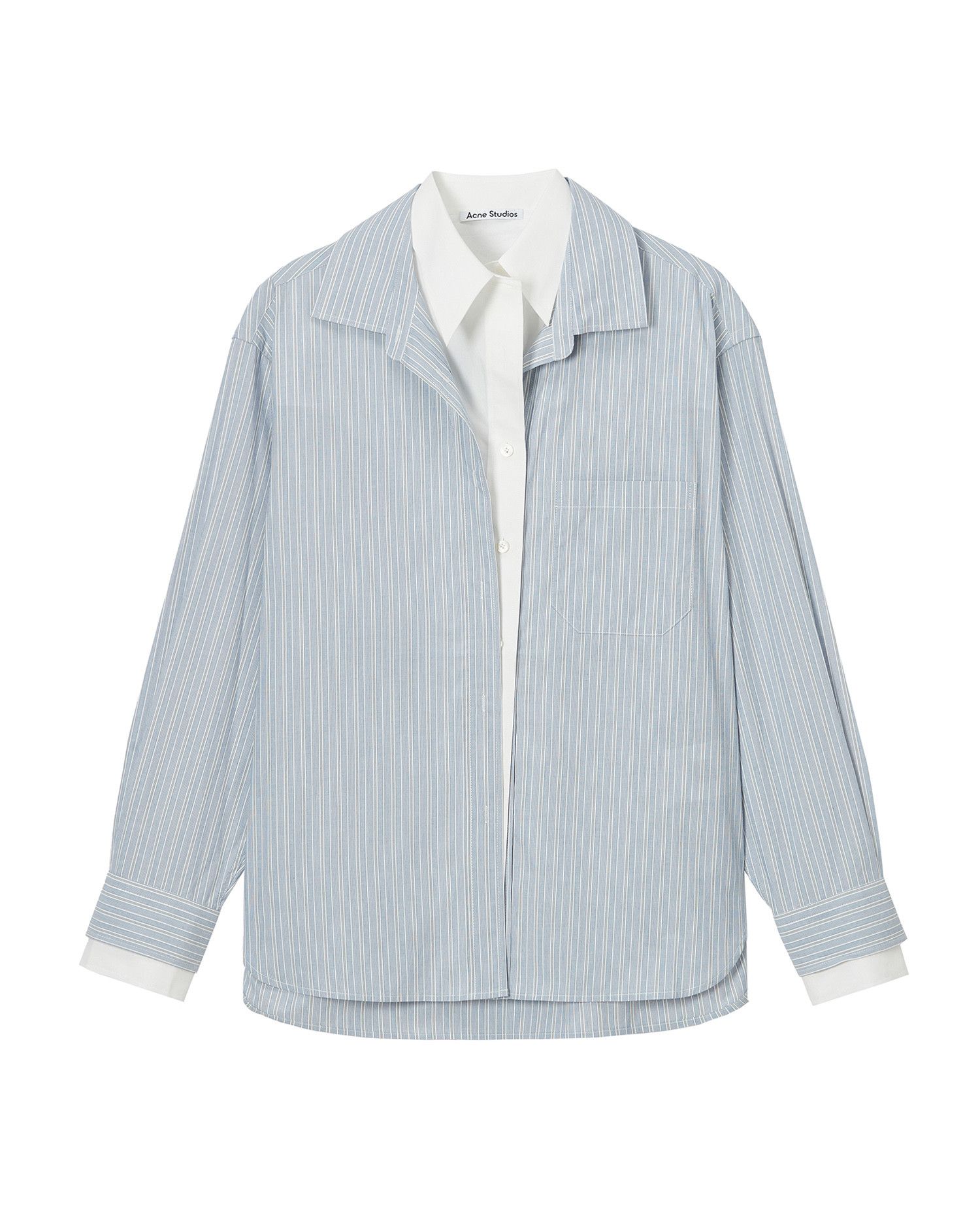 Acne Studios Acne Studios Two Piece Form Stacked Layer Shirt Size S / US 4 / IT 40 - 1 Thumbnail