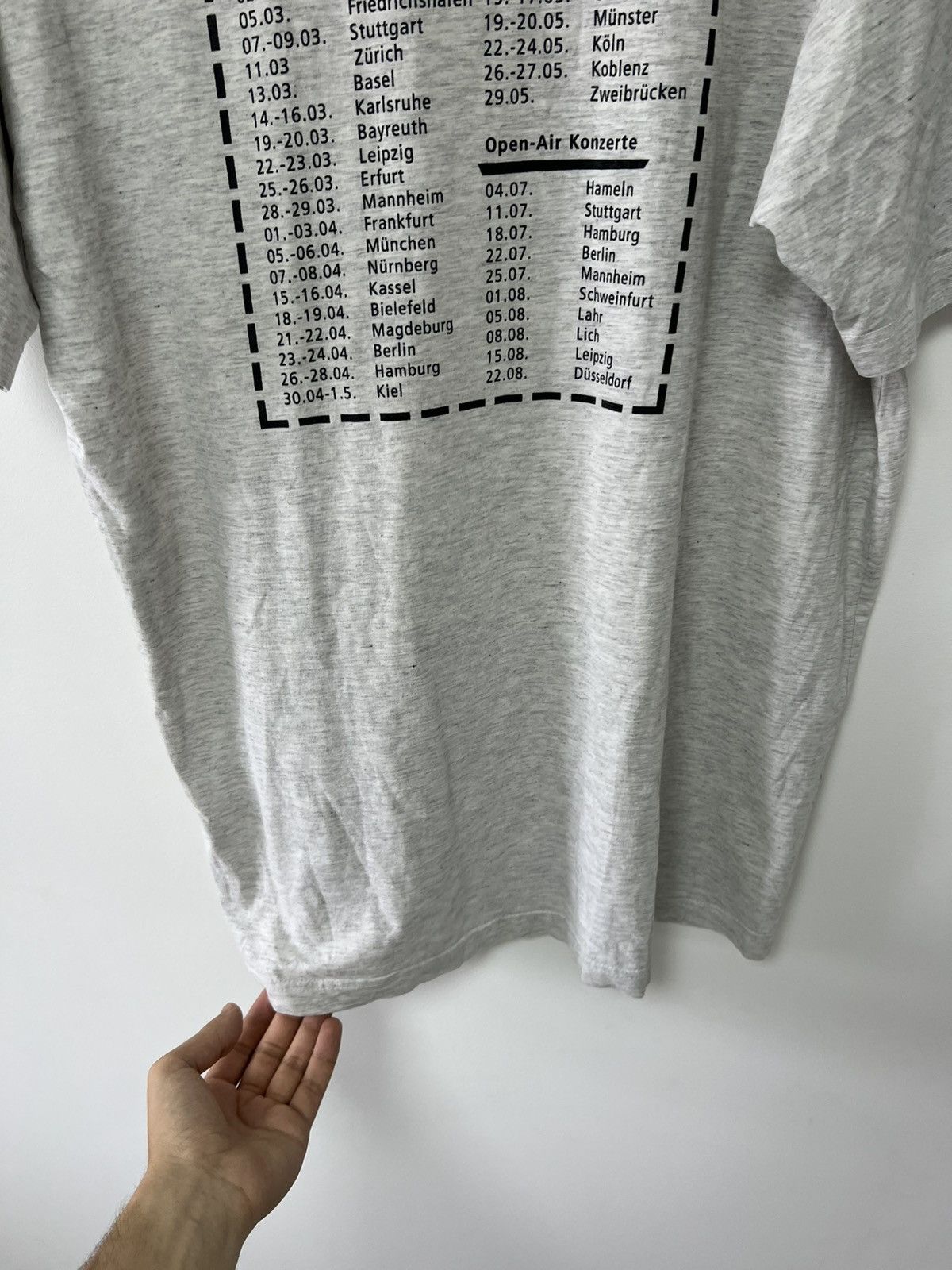 Plus One Clothing Vintage PUR Tour 1998 BHW Germany Band T shirt Mens sz 2XL Size US XXL / EU 58 / 5 - 10 Thumbnail