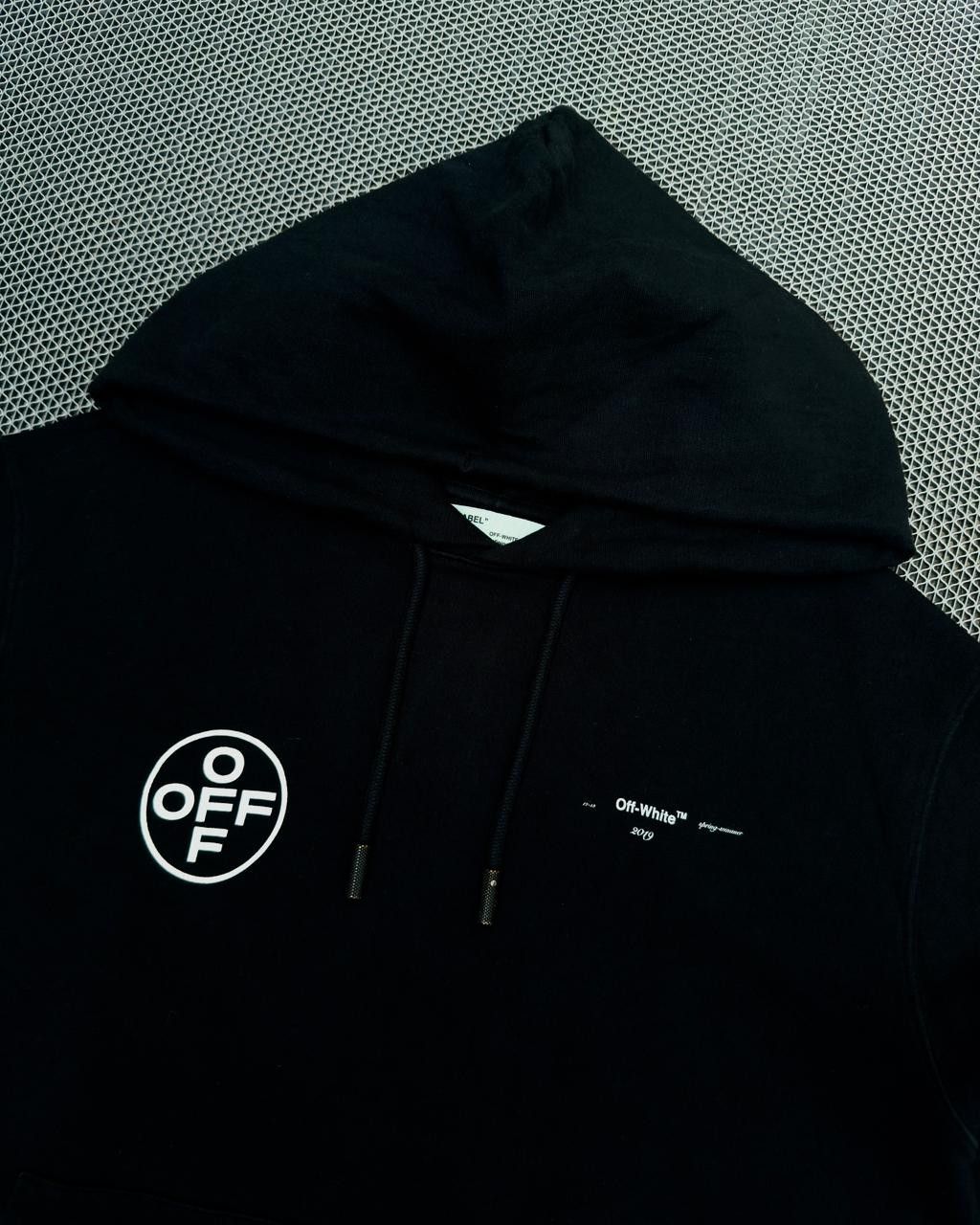 Off-White OFF-WHITE DIAG STENCIL HOODIE Size US L / EU 52-54 / 3 - 2 Thumbnail