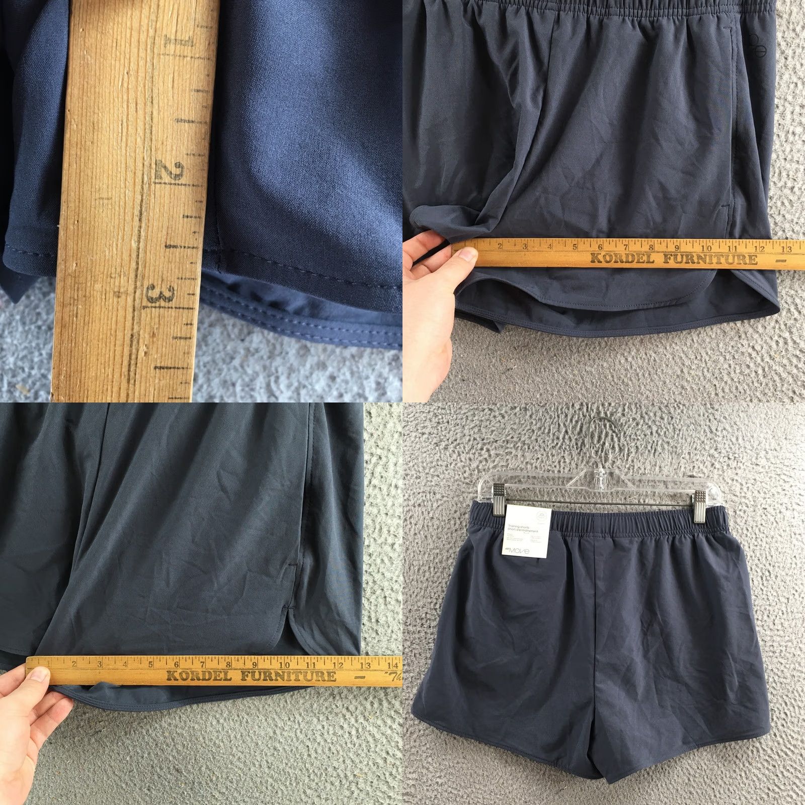 H&M H&M Move Shorts Womens Small Navy Regular Waist Athletic Training Pockets NEW Size 28" / US 6 / IT 42 - 8 Thumbnail