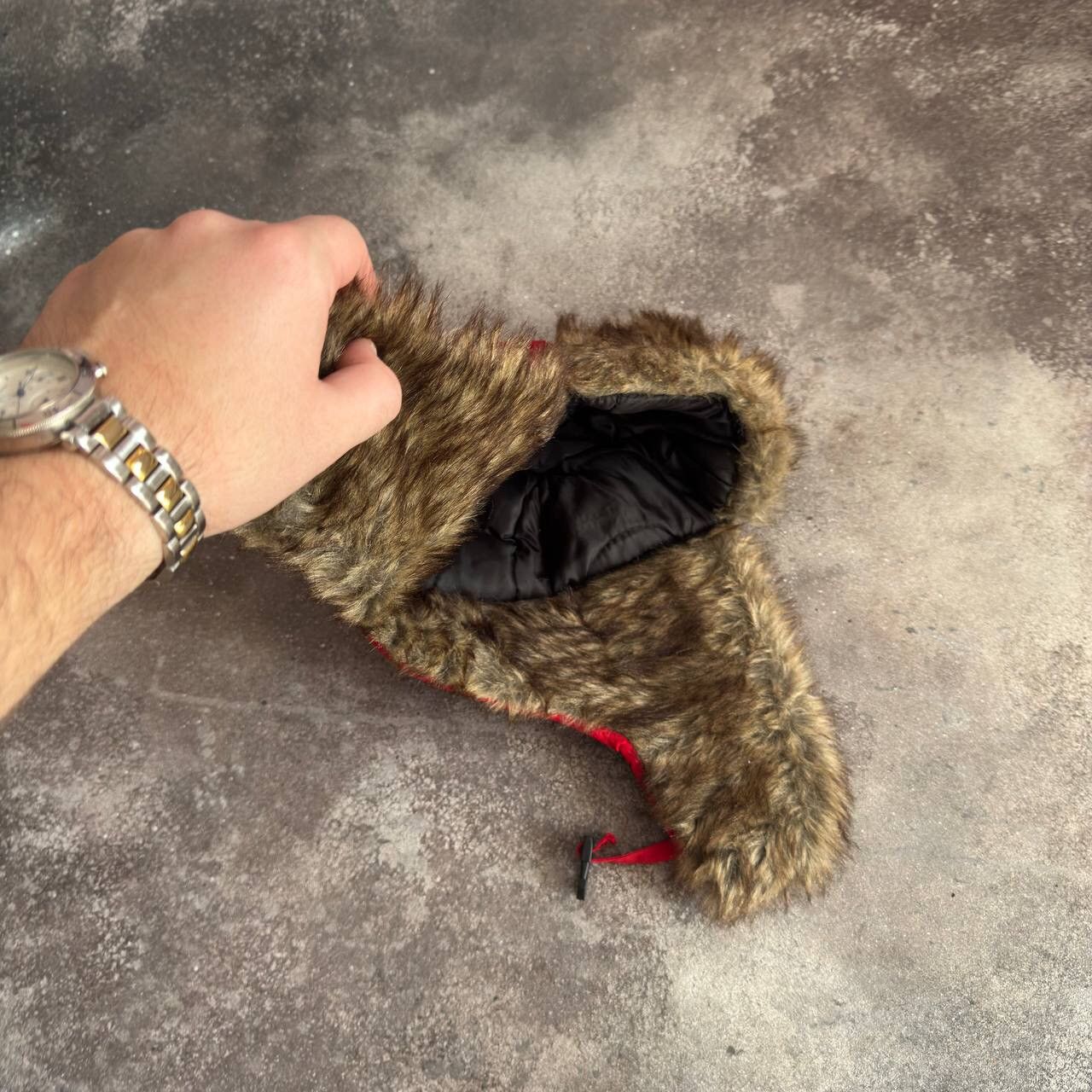 Hysteric Glamour × Japanese Brand × Vintage Amazing Faux Fur Y2K Ushanka Hat (Trapper Hat) Size ONE SIZE - 5 Thumbnail