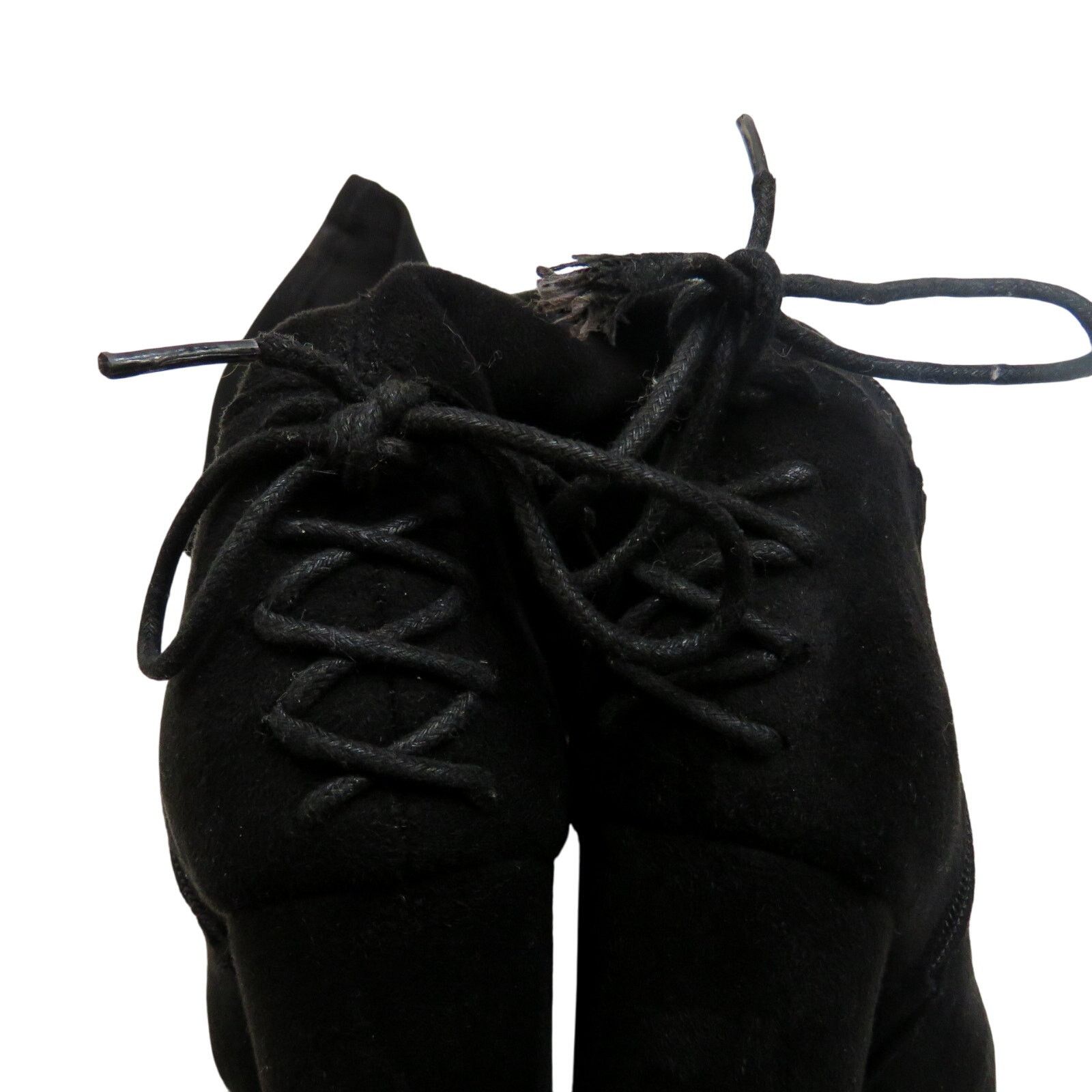 Other Shoedazzle Cristal Black Suede Thigh High Heel Boots 6 Size US 6 / IT 36 - 6 Thumbnail