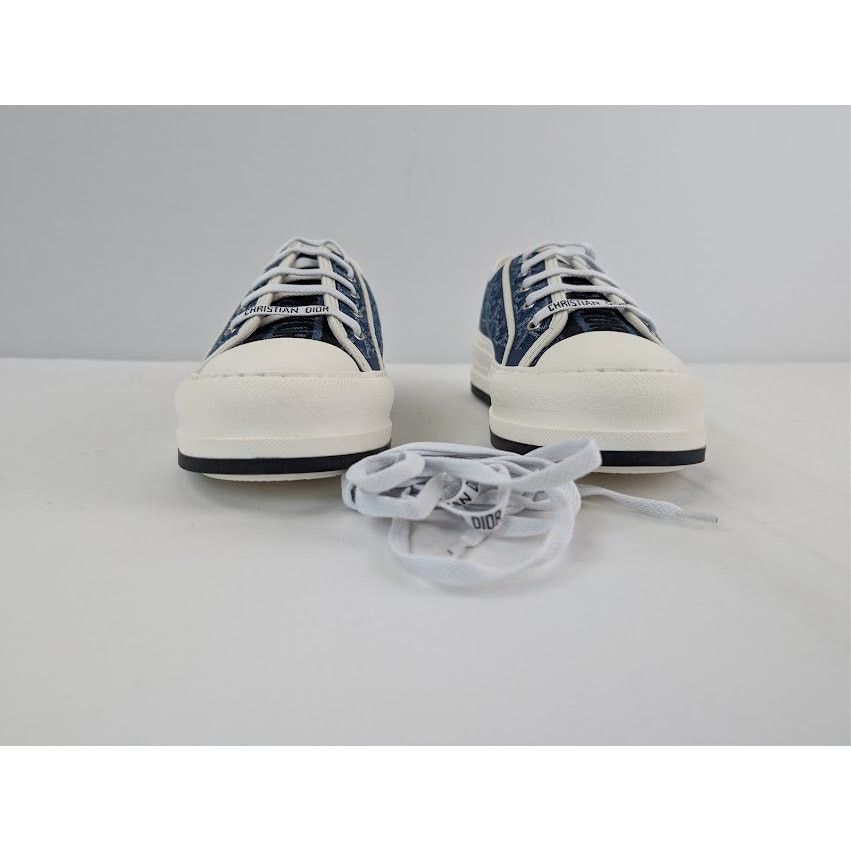 Dior o1rshd1 Walk'n'Dior Platform Sneaker Blue Stonewashed Effect Size US 11 / IT 41 - 9 Thumbnail