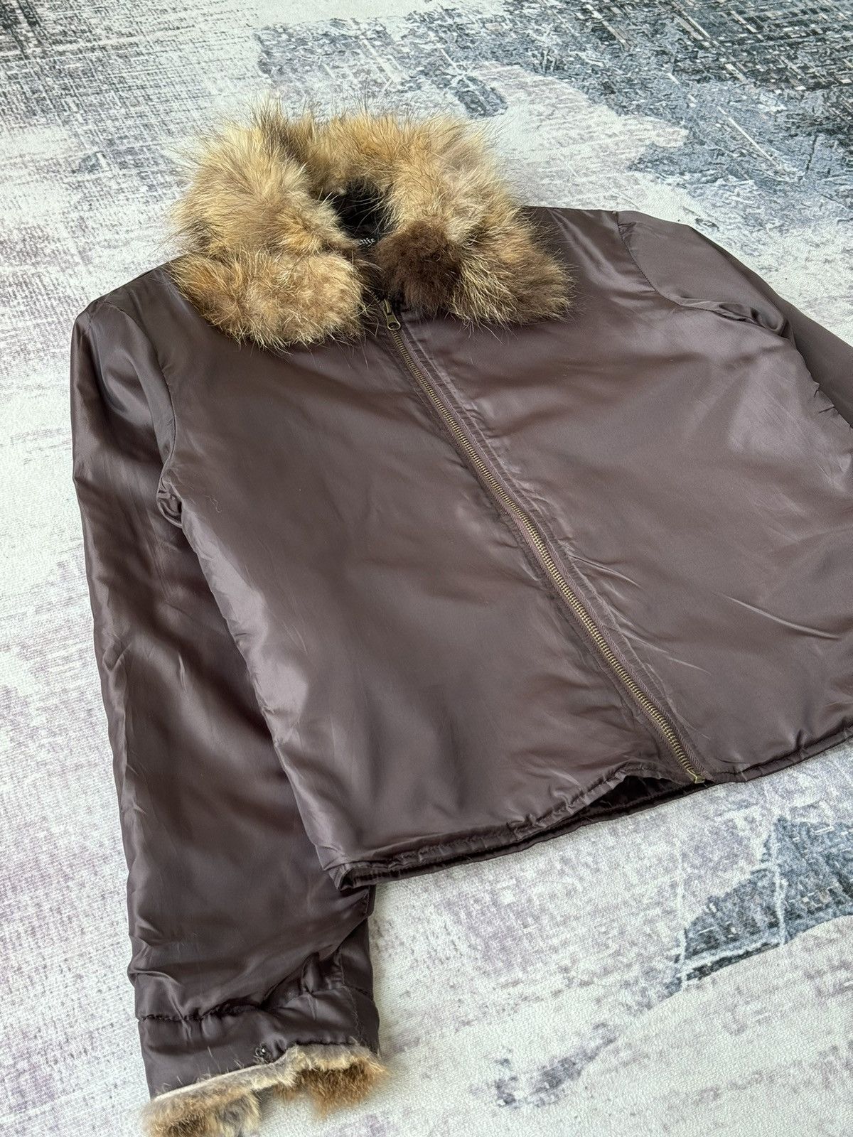 In The Attic × Japanese Brand × Vintage In The Attic Punk Poem Riot Fur LGB Inner Jacket Size US M / EU 48-50 / 2 - 2 Thumbnail