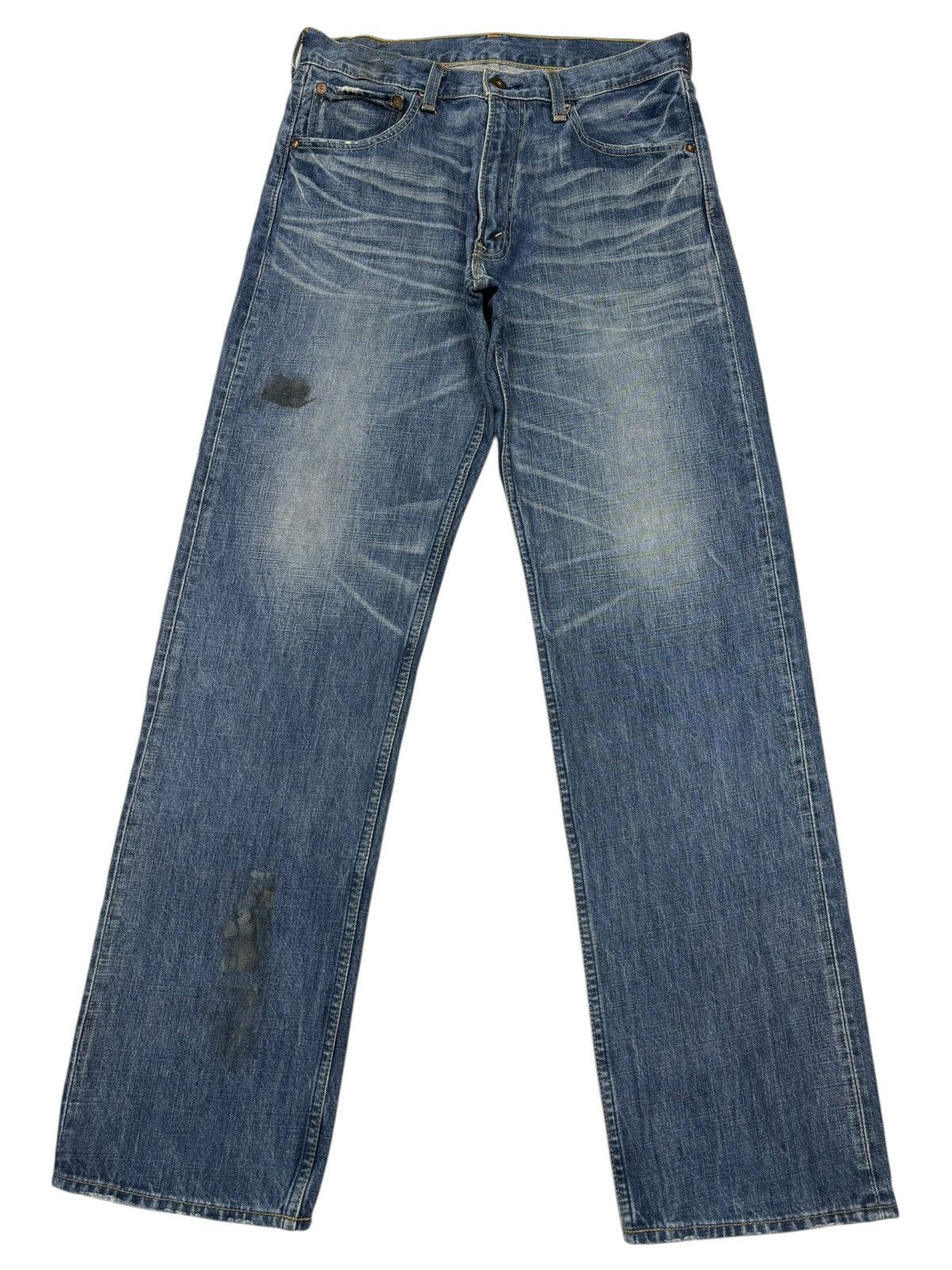 Kapital VINTAGE LEVIS 503 CLAW MARK DISTRESSED DENIM JEANS Size US 31 - 7 Thumbnail