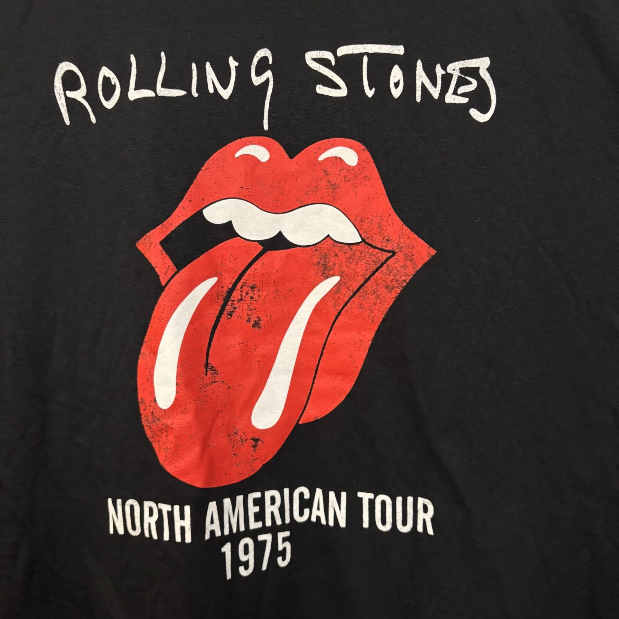 The Rolling Stones The Rolling Stones Hot Lips North American Tour 1975 T-Shirt Size US XXL / EU 58 / 5 - 2 Thumbnail