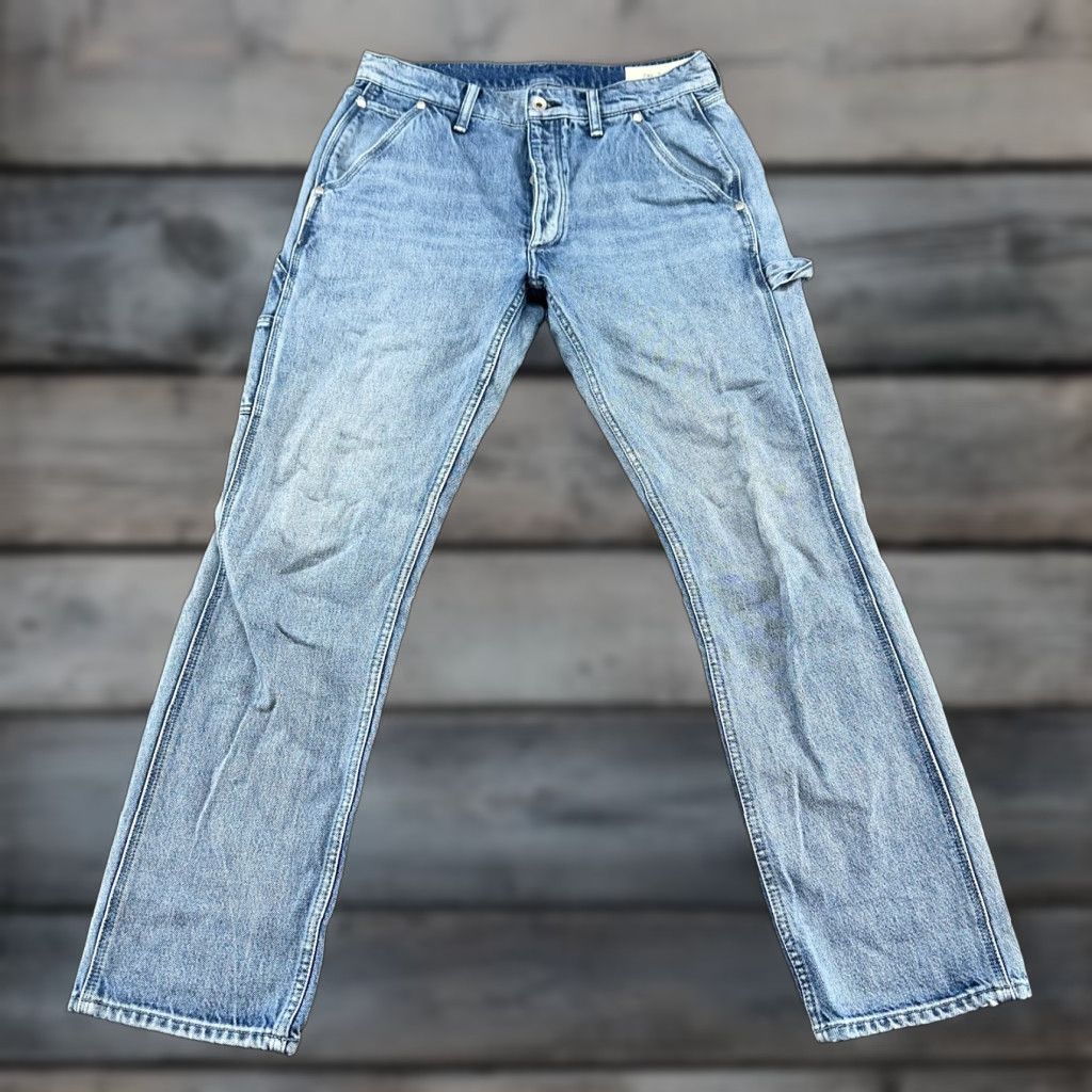 Rag & Bone rag & bone Jeans Womens 31 Blue Carpenter Regular Straight Light Wash Cotton Size 24" / US 00 / IT 34 - 1 Thumbnail