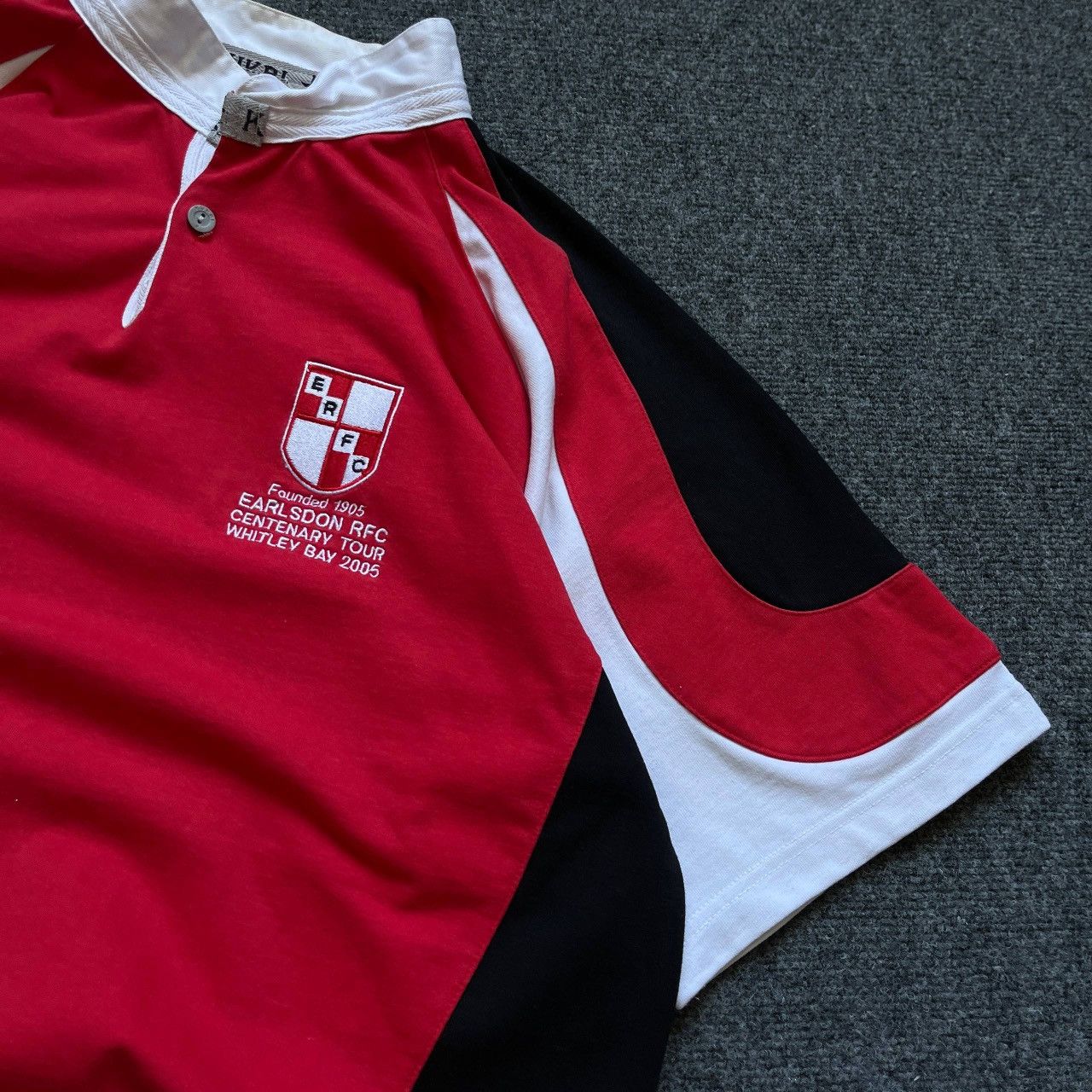 Genetic Manipulation Shinichiro Kuriya VTG Mans Rugby Kukri Earlsdon RFC 2005 Polo Casio xv 00s USA Size US XL / EU 56 / 4 - 9 Thumbnail