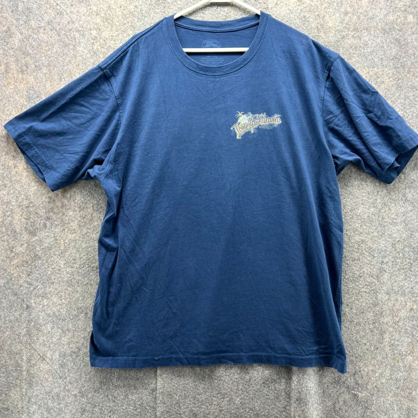 Tommy Bahama Tommy Bahama Shirt Men XXL Adult Blue Navy Casual Tee Crewneck Relax Floral Shirt Size US XXL / EU 58 / 5 - 2 Thumbnail