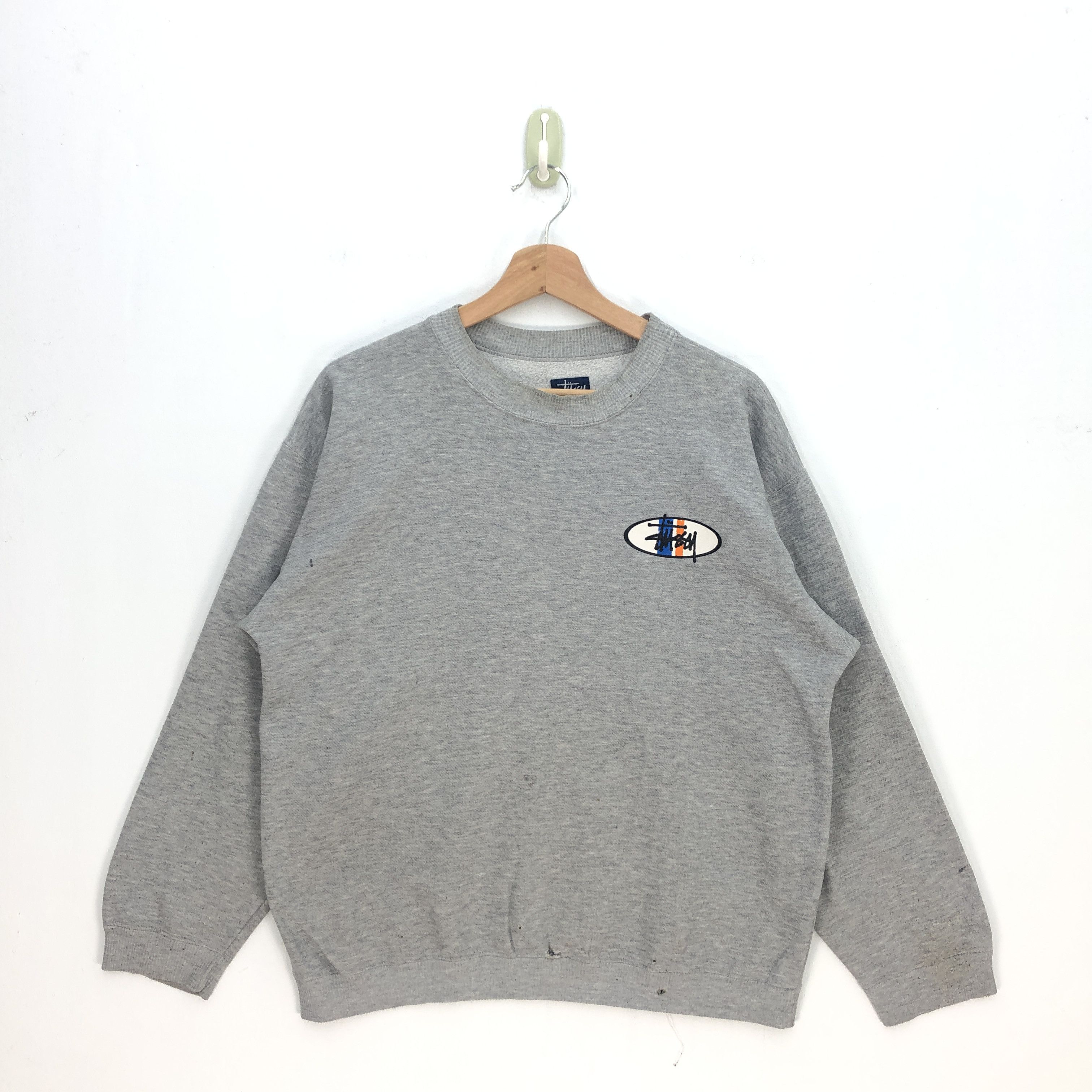 Stussy Vintage Distressed Stussy Sweater Stussy Sweatshirt 56789 Size US M / EU 48-50 / 2 - 2 Thumbnail