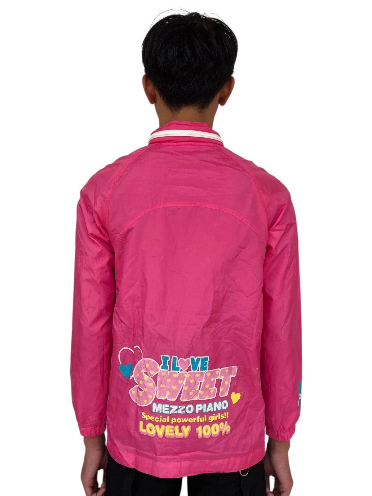 Angel Blue 2000s Mezzo Piano - I Love Sweet Jacket Size M / US 6-8 / IT 42-44 - 4 Thumbnail