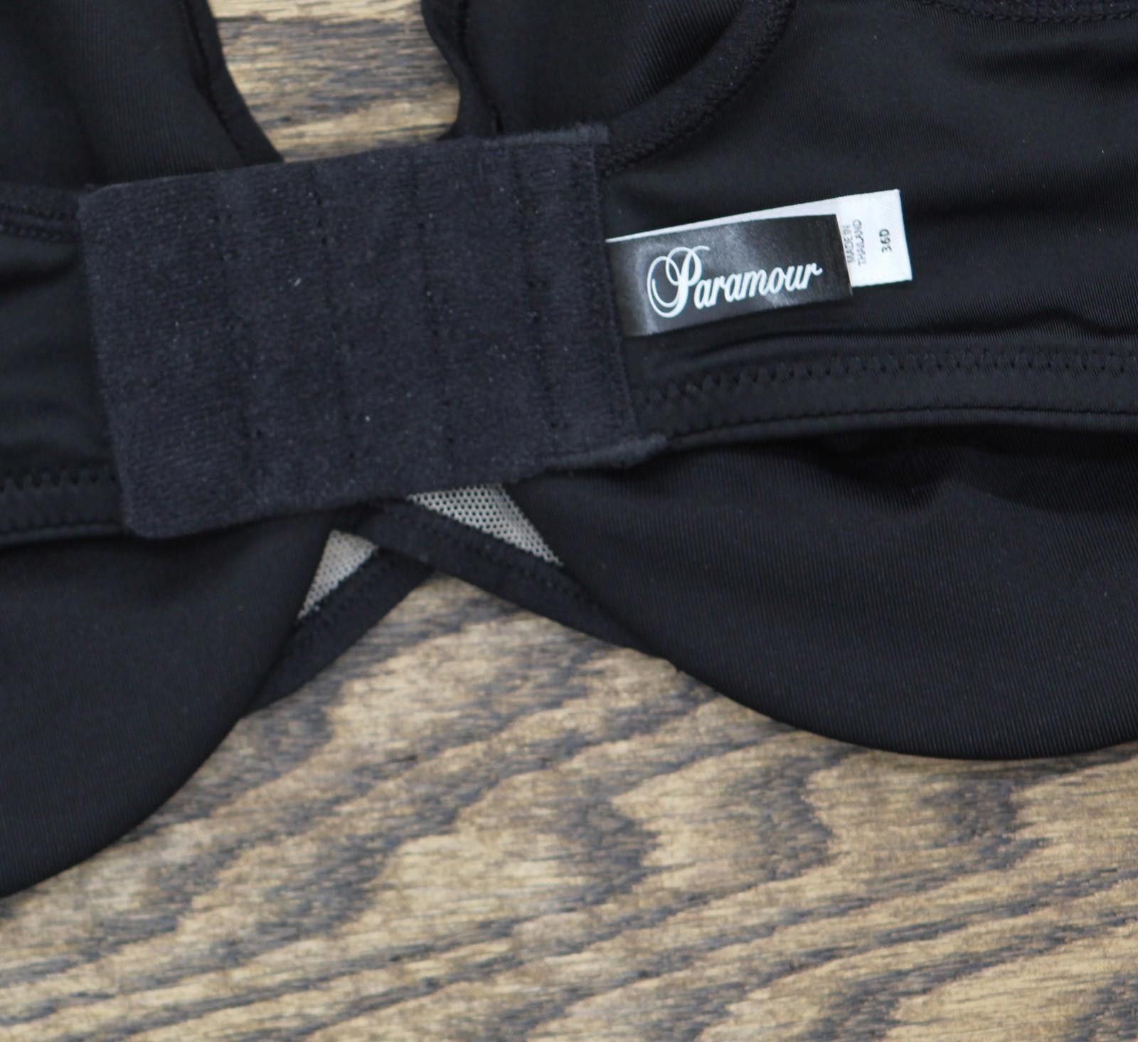 Other Paramour Unlined Minimizer Underwire Bra Black / Almond 36b Size ONE SIZE - 4 Thumbnail