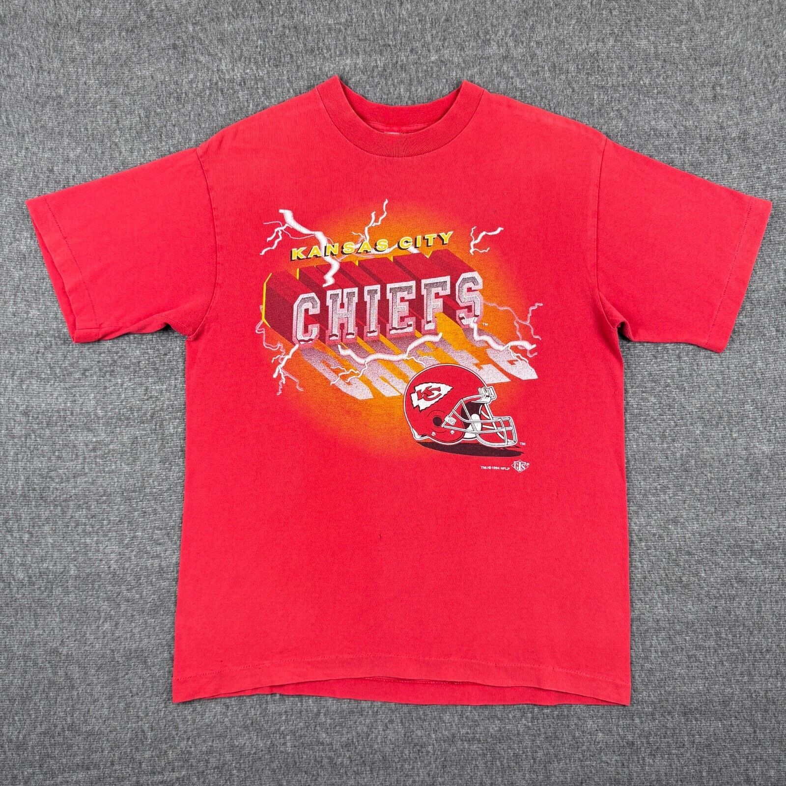 Other Vintage Kansas City Chiefs T-Shirt Men's Large Red Thunder Size US L / EU 52-54 / 3 - 1 Thumbnail