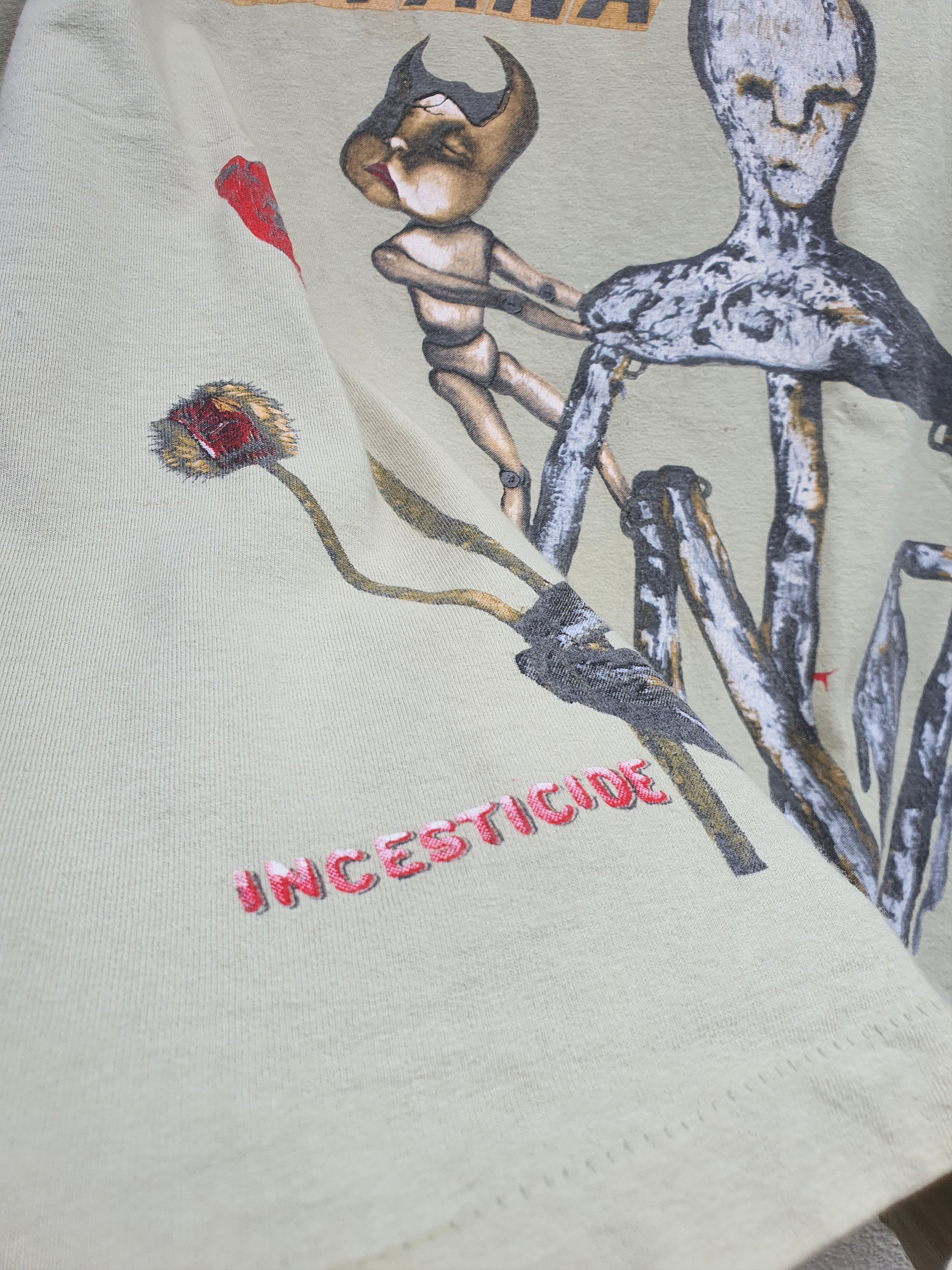 Giant 🔥 OG 90s NIRVANA Incesticide Giant TShirt 1993 Size US L / EU 52-54 / 3 - 9 Thumbnail